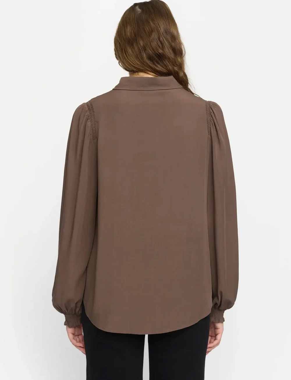 Soft Rebels - SRAnne Mayson Shirt - langærmede skjorter - coffee quartz - 3