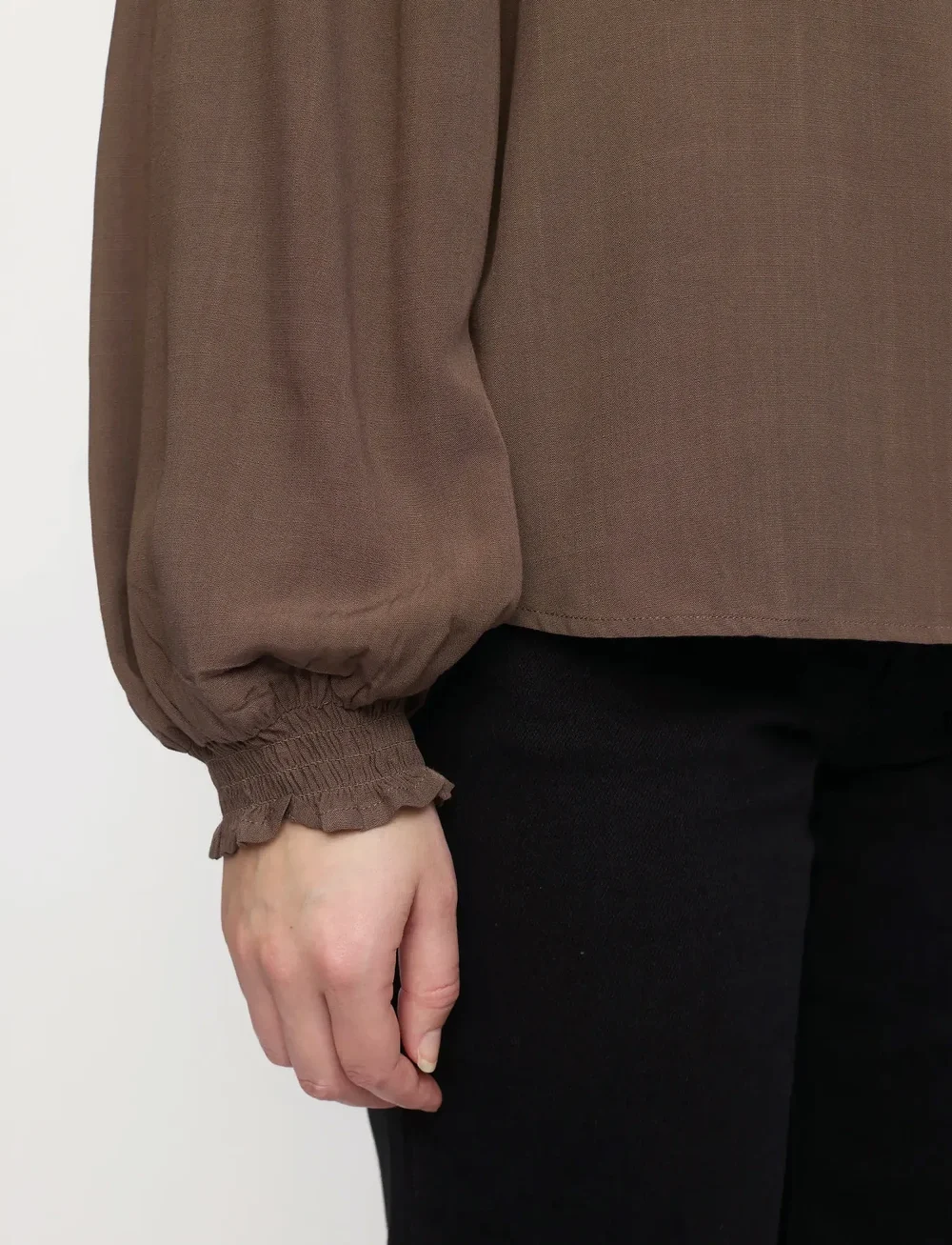 Soft Rebels - SRAnne Mayson Shirt - langærmede skjorter - coffee quartz - 4