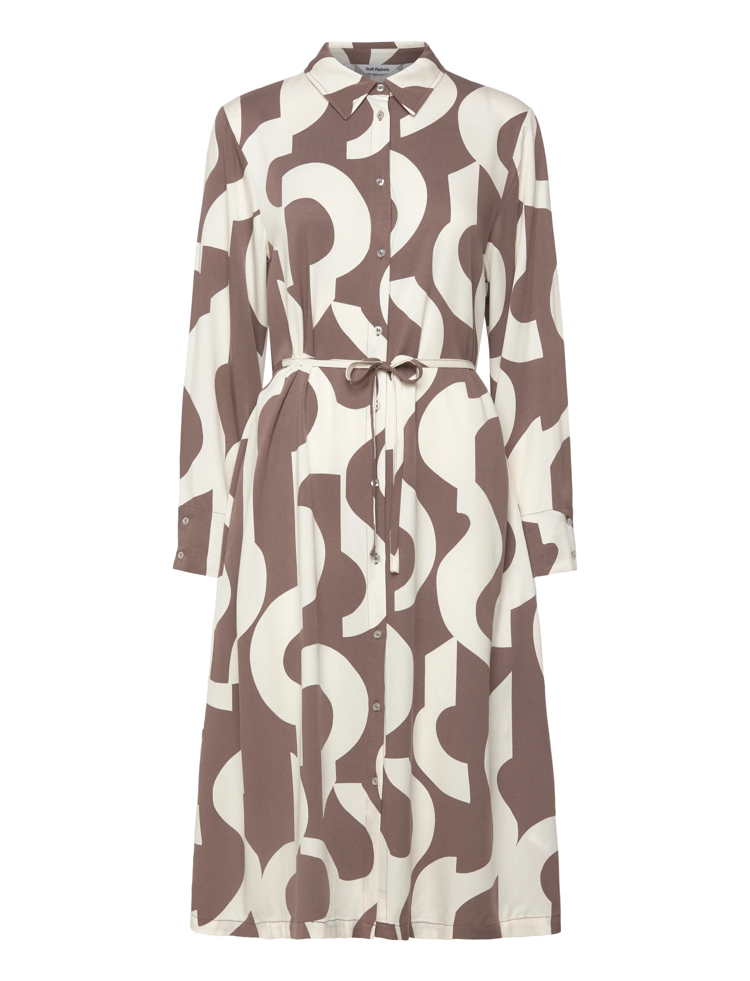 SOFT REBELS Srfiona Kleid Braun - S - Damen
