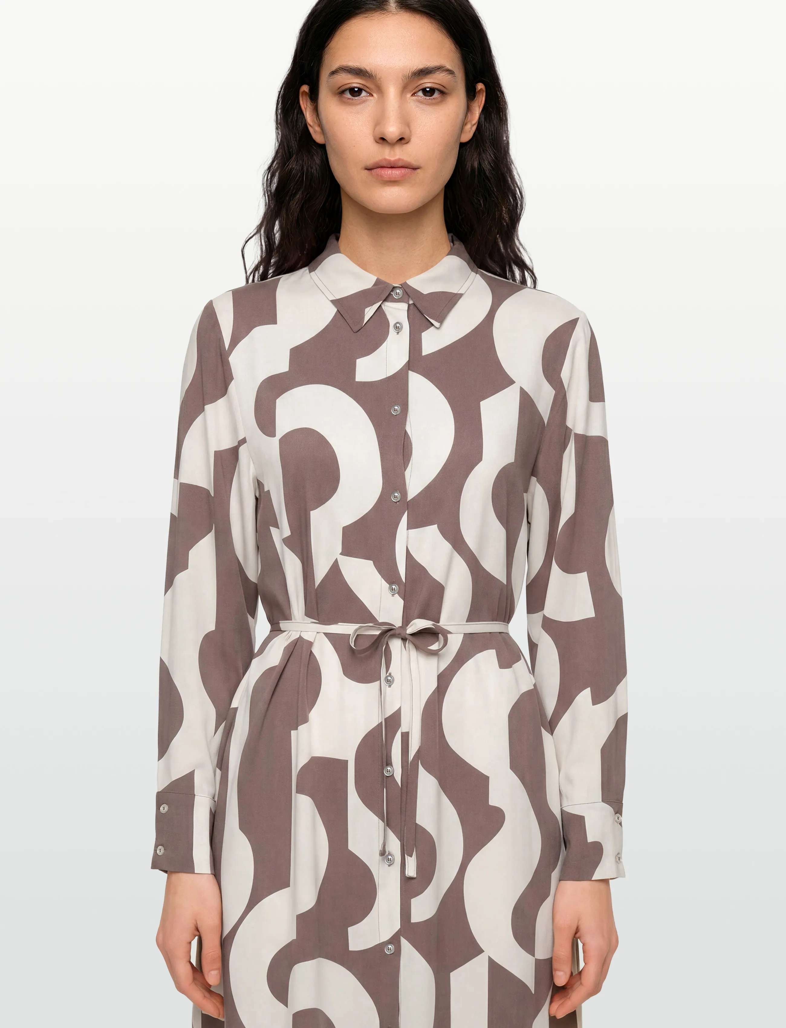 Soft Rebels - SRFiona Dress - skjortekjoler - earthy artscape - 3
