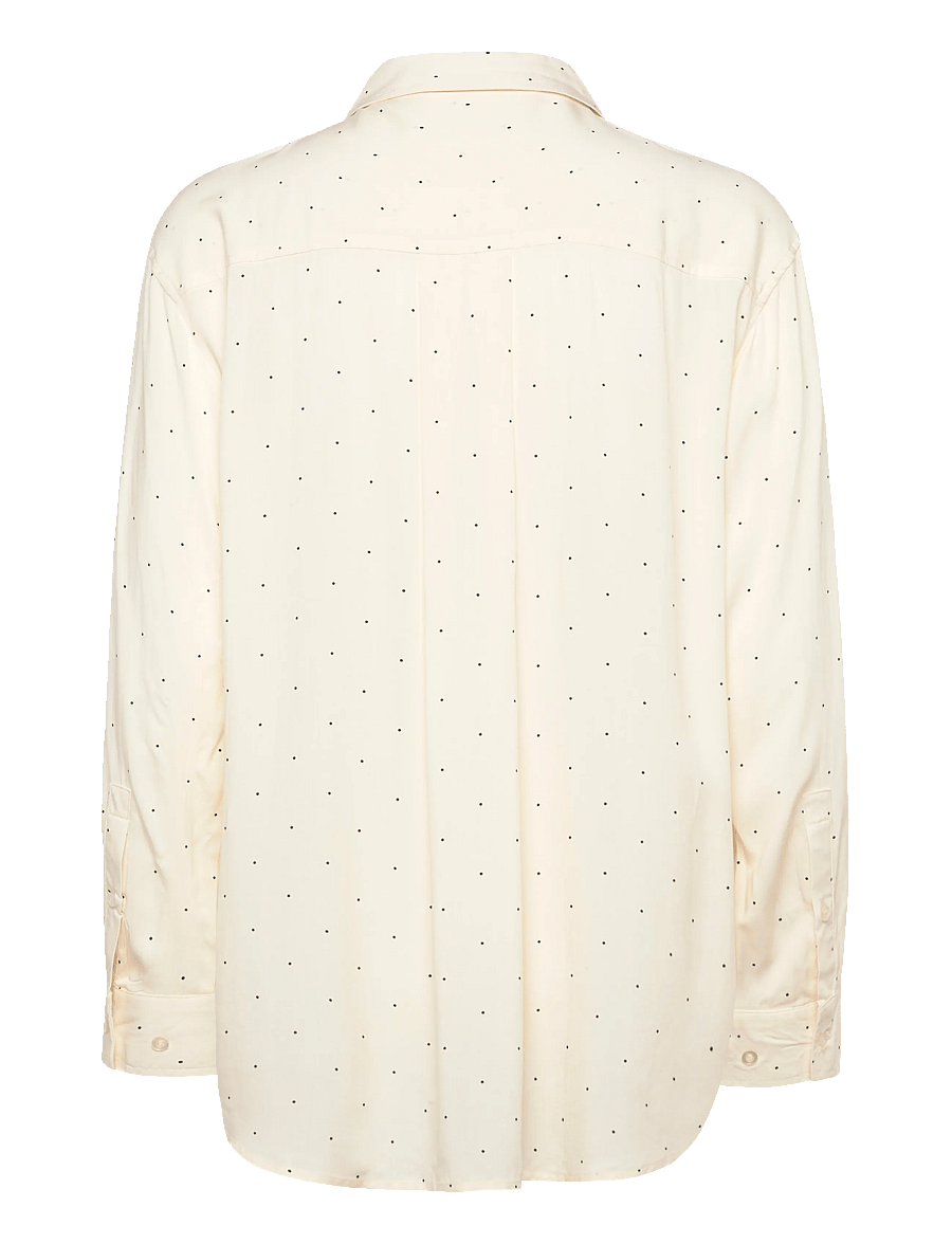 Soft Rebels - SRMargot Dot Shirt - langärmlige hemden - arctic wolf - 1