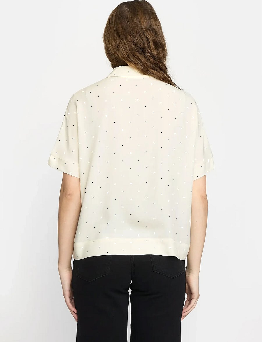 Soft Rebels - SRMargot Freedom Dot SS Shirt - chemises à manches courtes - arctic wolf - 3