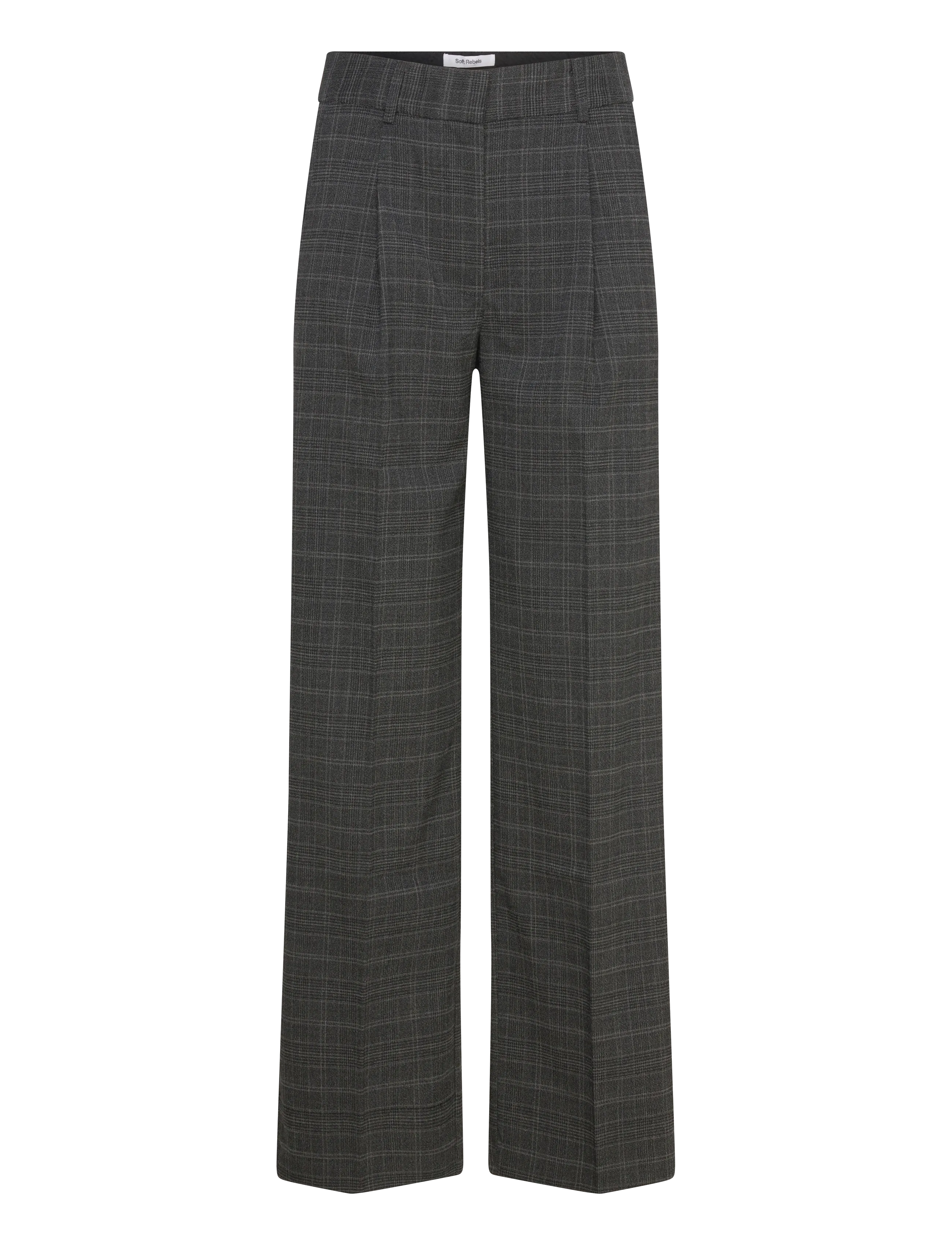 SOFT REBELS Srtrinnie Vilja Loose Hose Grau - M - Damen
