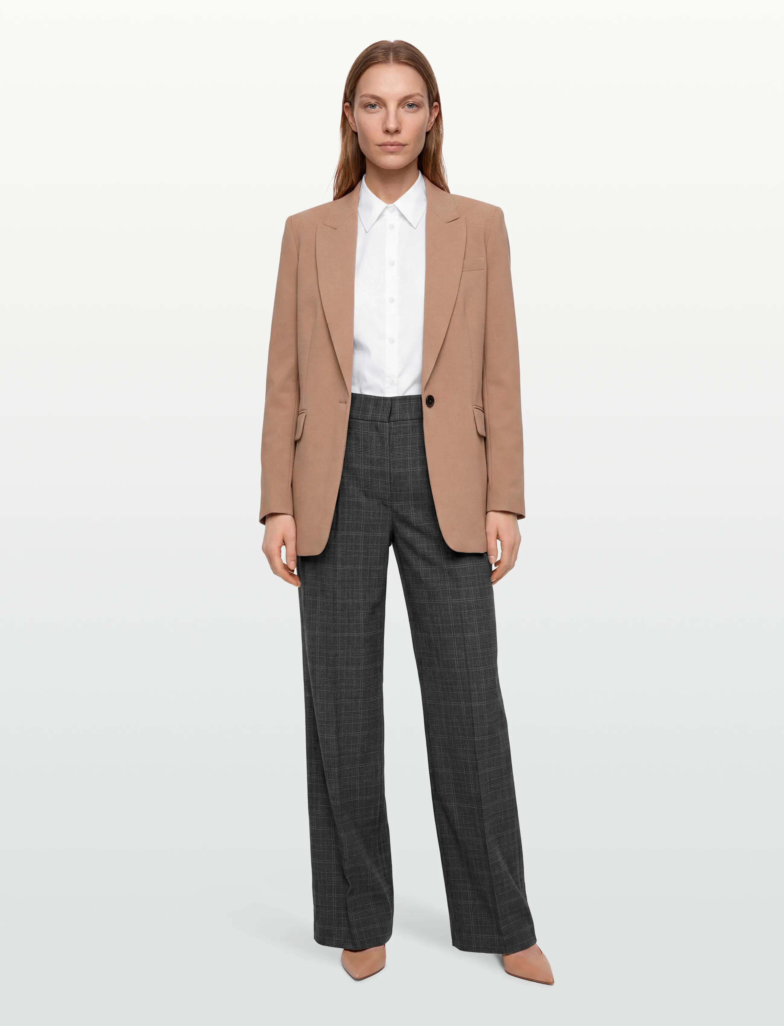 Soft Rebels Srtrinnie Vilja Loose Pant, S, Grey, Bukser > Brede Ben, Dame