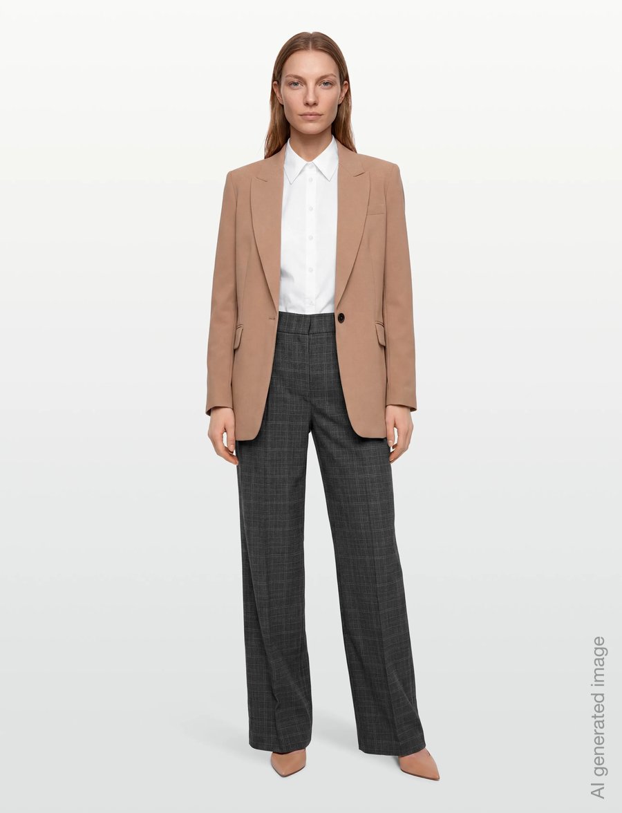 Soft Rebels - SRTrinnie Vilja Loose Pant - hosen mit weitem bein - phantom - 0