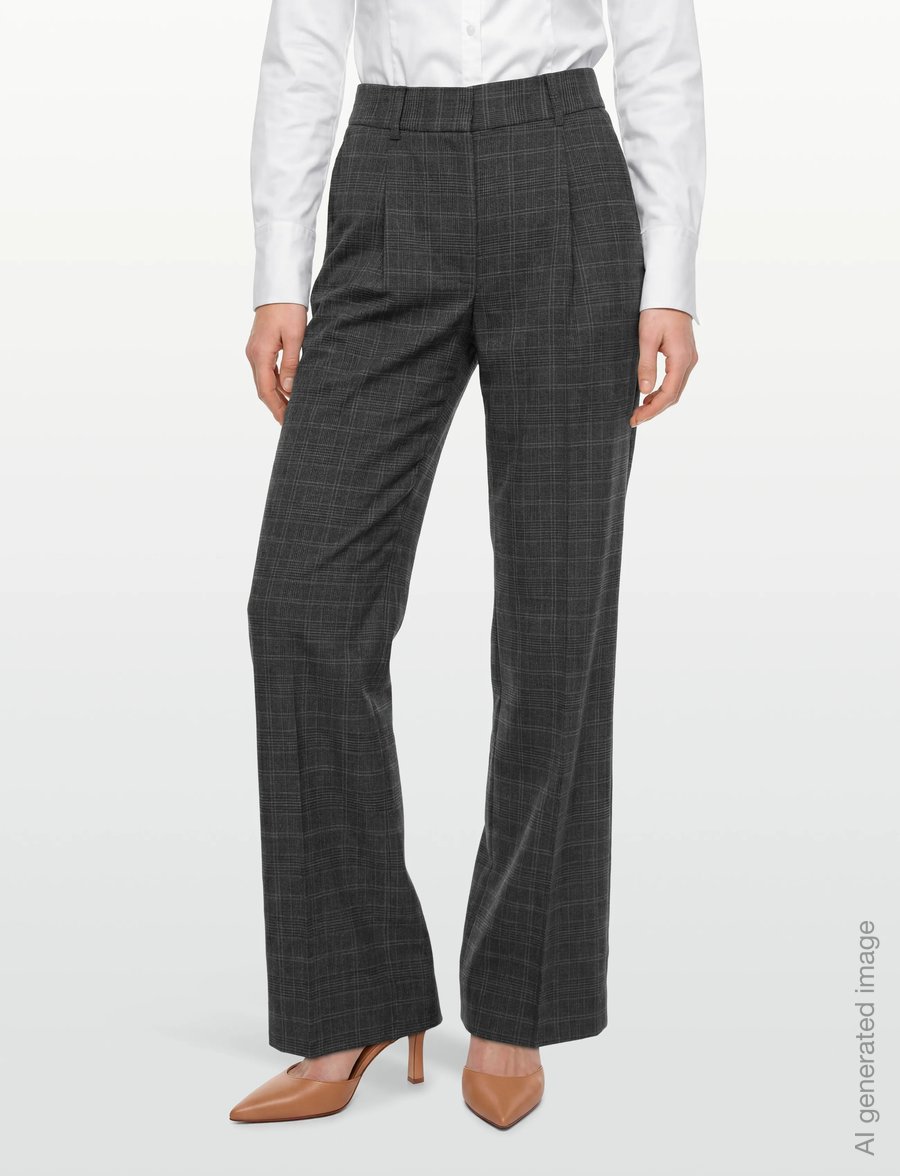 Soft Rebels - SRTrinnie Vilja Loose Pant - hosen mit weitem bein - phantom - 3
