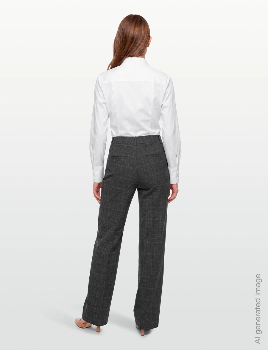 Soft Rebels - SRTrinnie Vilja Loose Pant - hosen mit weitem bein - phantom - 4