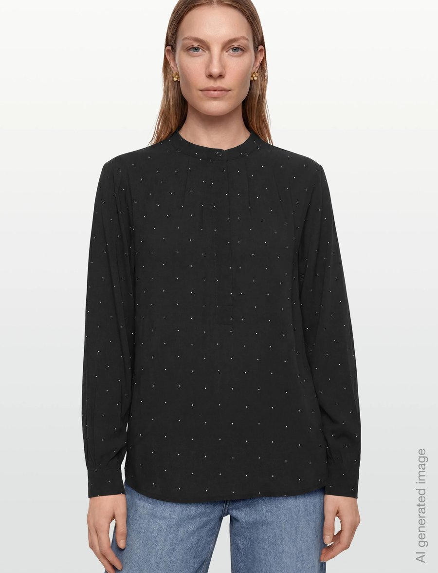 Soft Rebels - SRMargot Freedom Blouse - langærmede skjorter - black - 3