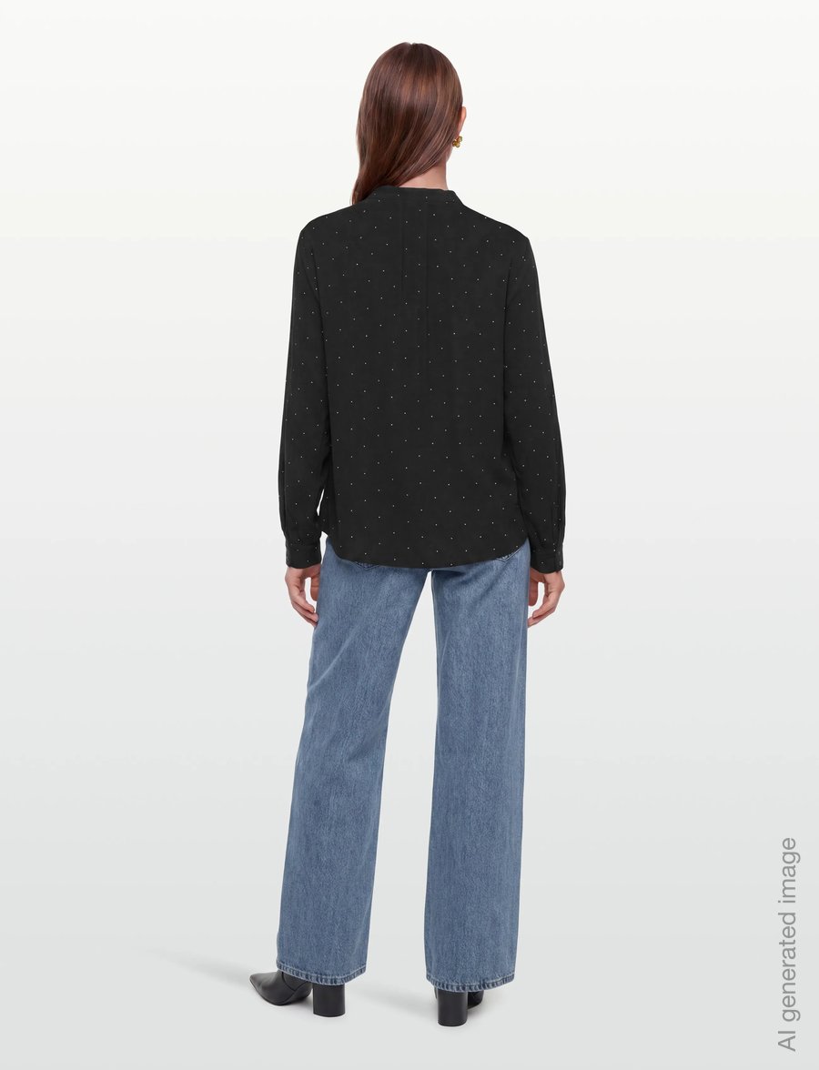 Soft Rebels - SRMargot Freedom Blouse - langærmede skjorter - black - 4