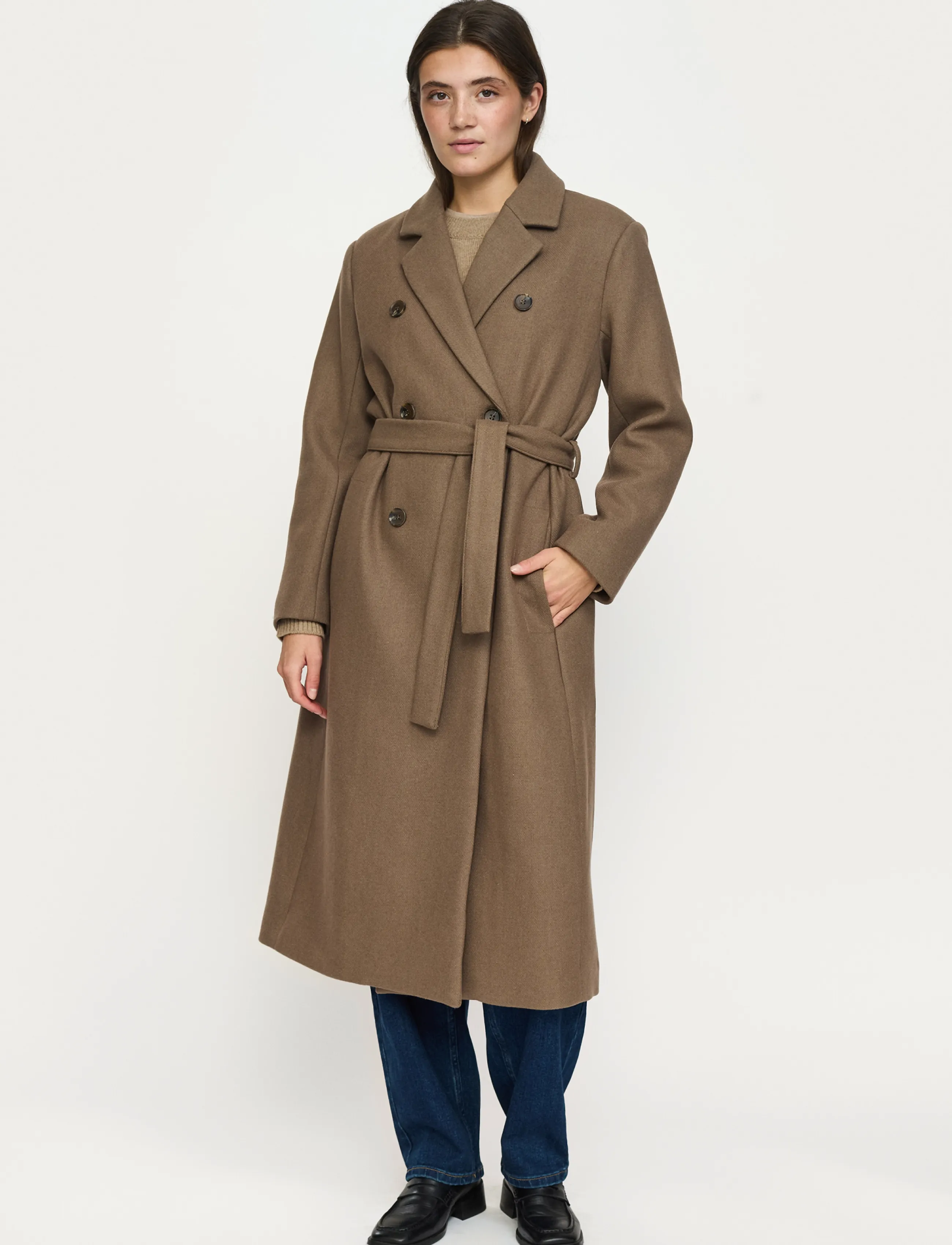 Soft Rebels SRLilah Coat - Winterjacken - 370 SILVER MINK / khaki/green