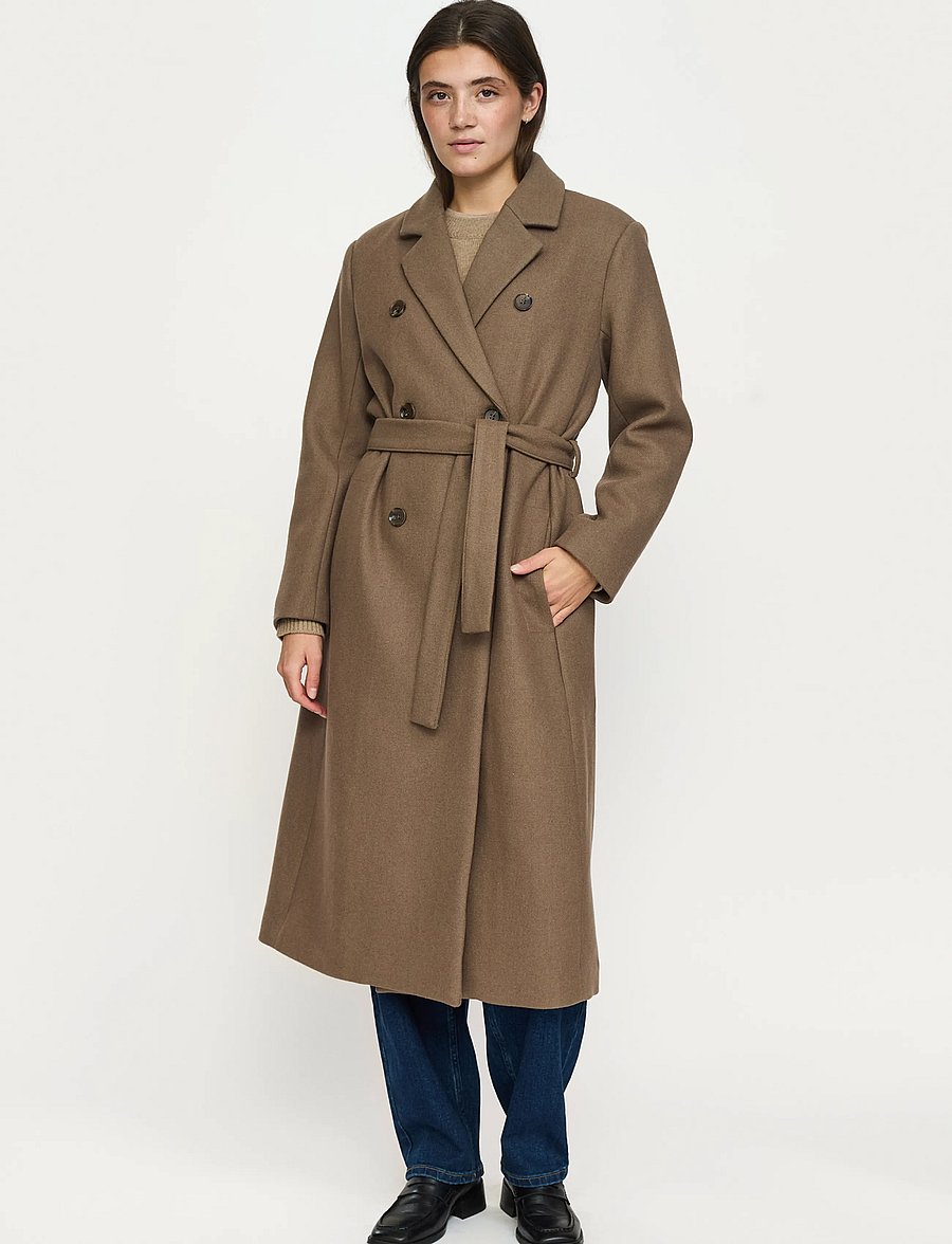 Soft Rebels - SRLilah Coat - winterjacken - 370 silver mink - 0