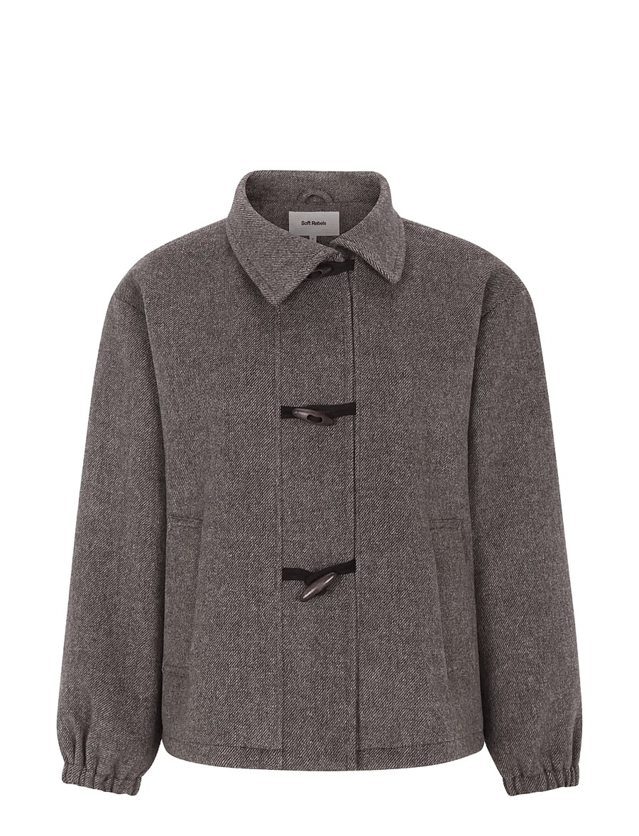 Soft Rebels - SRBlake Jacket - uldjakker - 001 black - 1