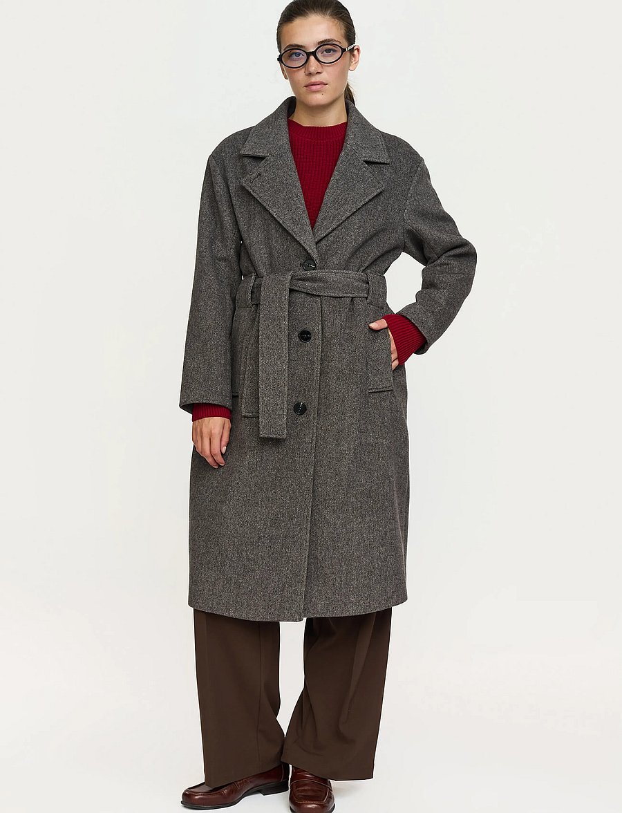 Soft Rebels - SRBlake Coat - talvejoped - 001 black - 0