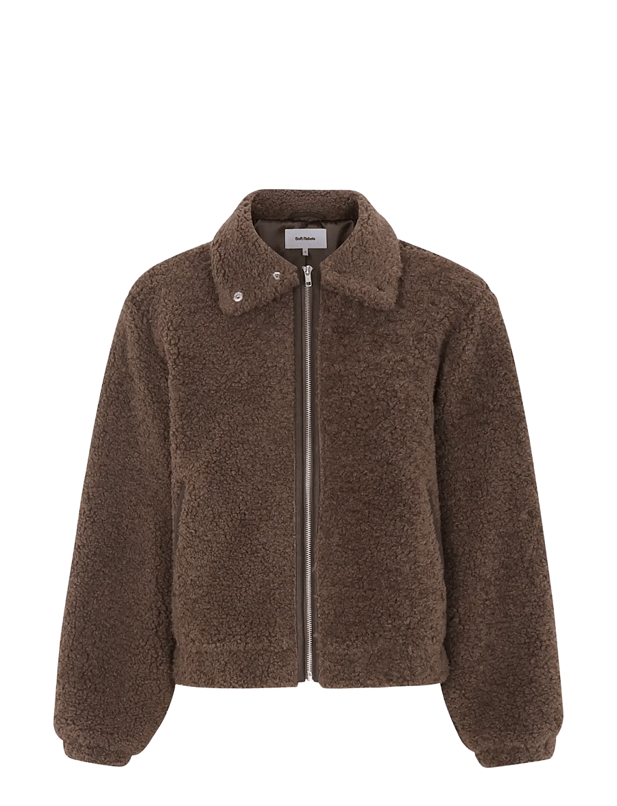 Soft Rebels - SRAitana Jacket - kunstpelz - 368 canteen - 1