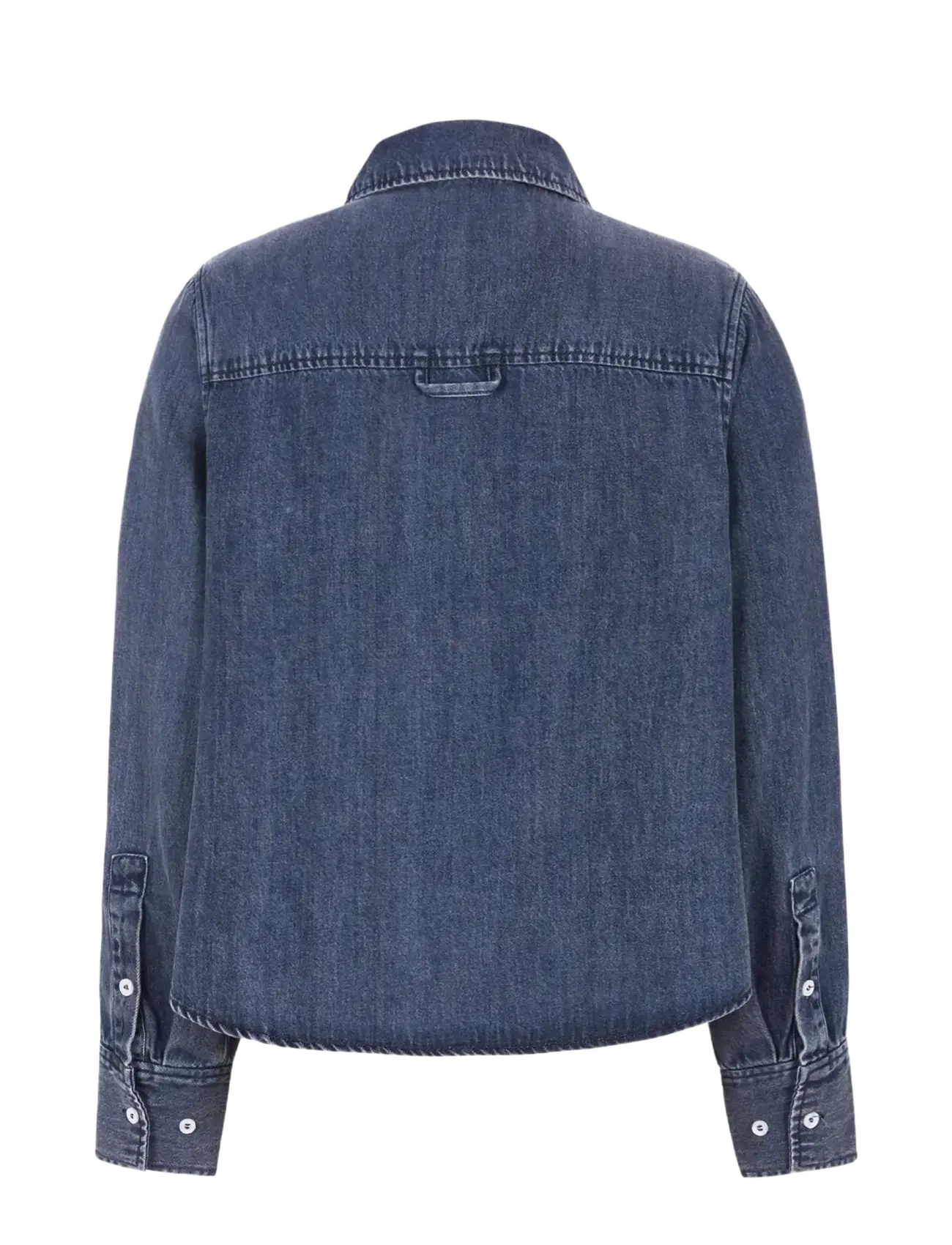 Soft Rebels - SRKeira Cropped Shirt - dark blue denim - 2