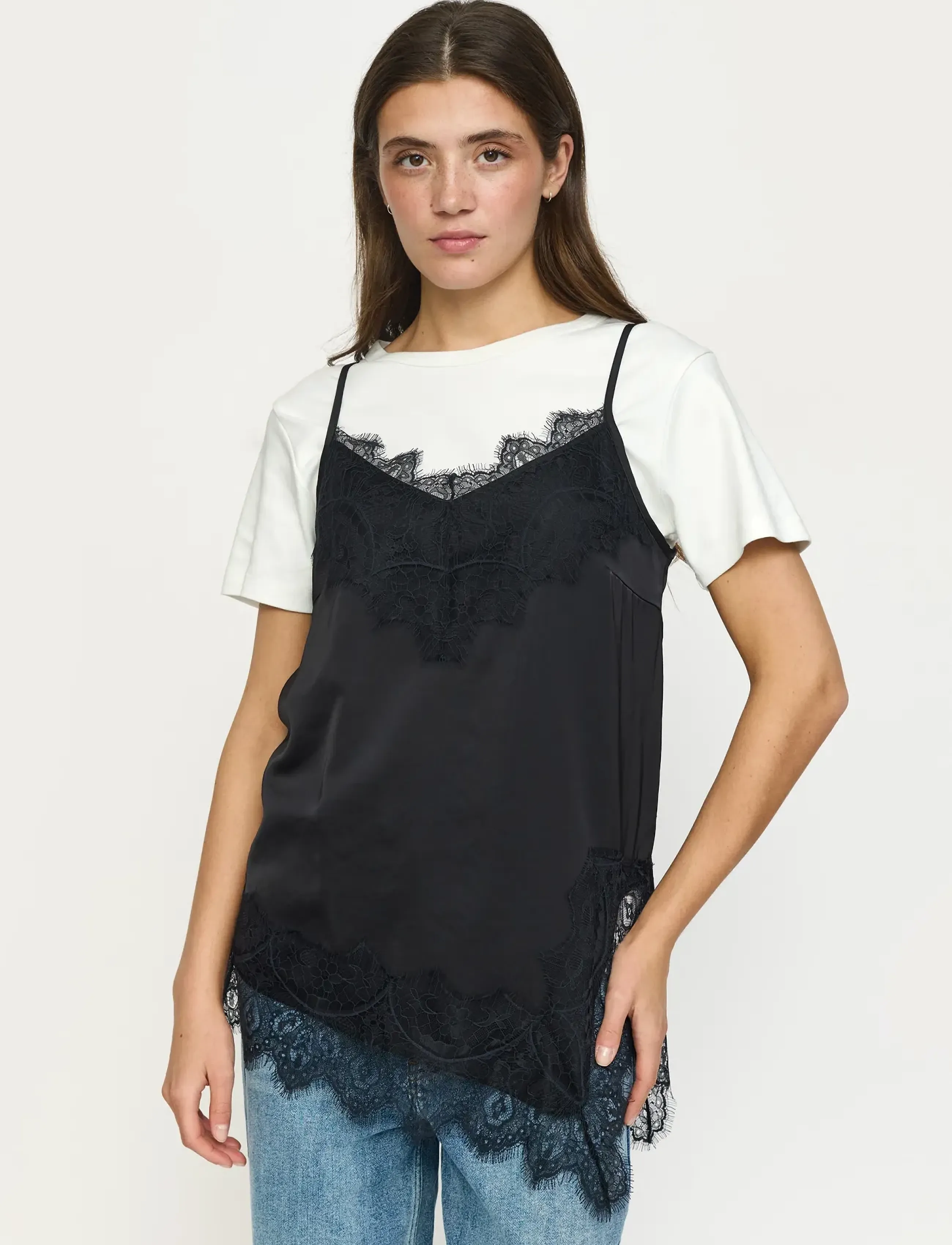 Soft Rebels Srbrielle Top, XL, T-shirts & Oberteile, Schwarz - Sleeveless, Frauen