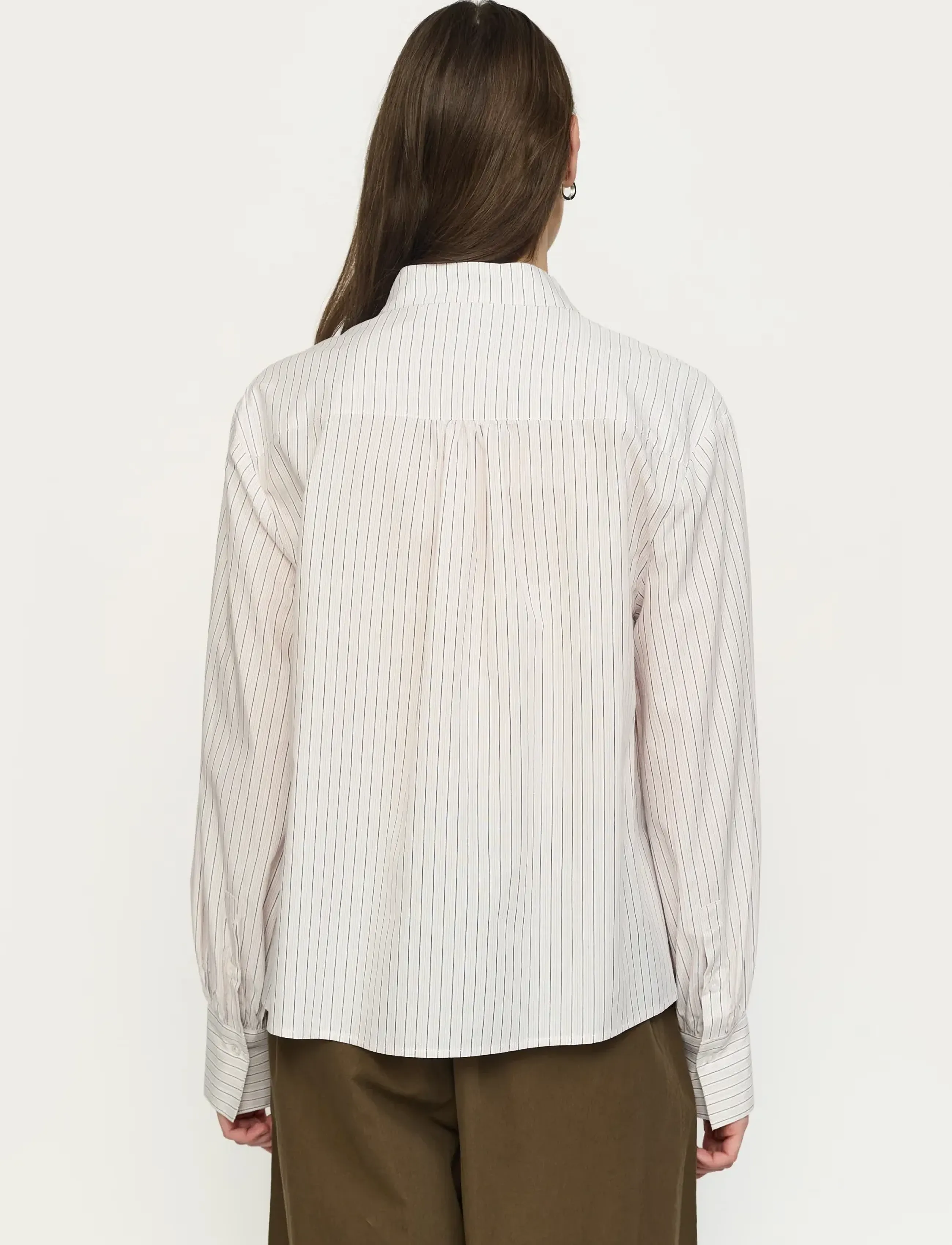 Soft Rebels - SRVeronica Volume Striped Shirt - langärmlige hemden - stripe burnished lilac - 3