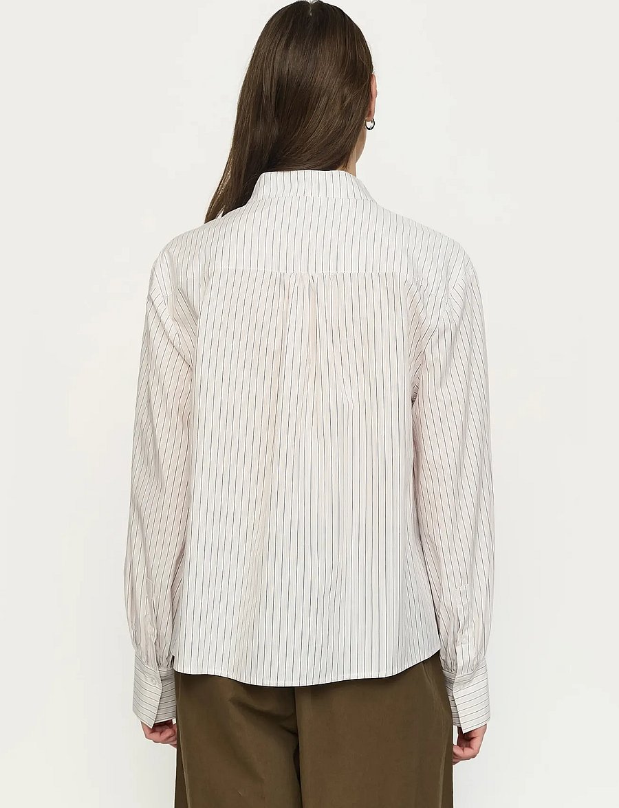 Soft Rebels - SRVeronica Volume Striped Shirt - langärmlige hemden - stripe burnished lilac - 3