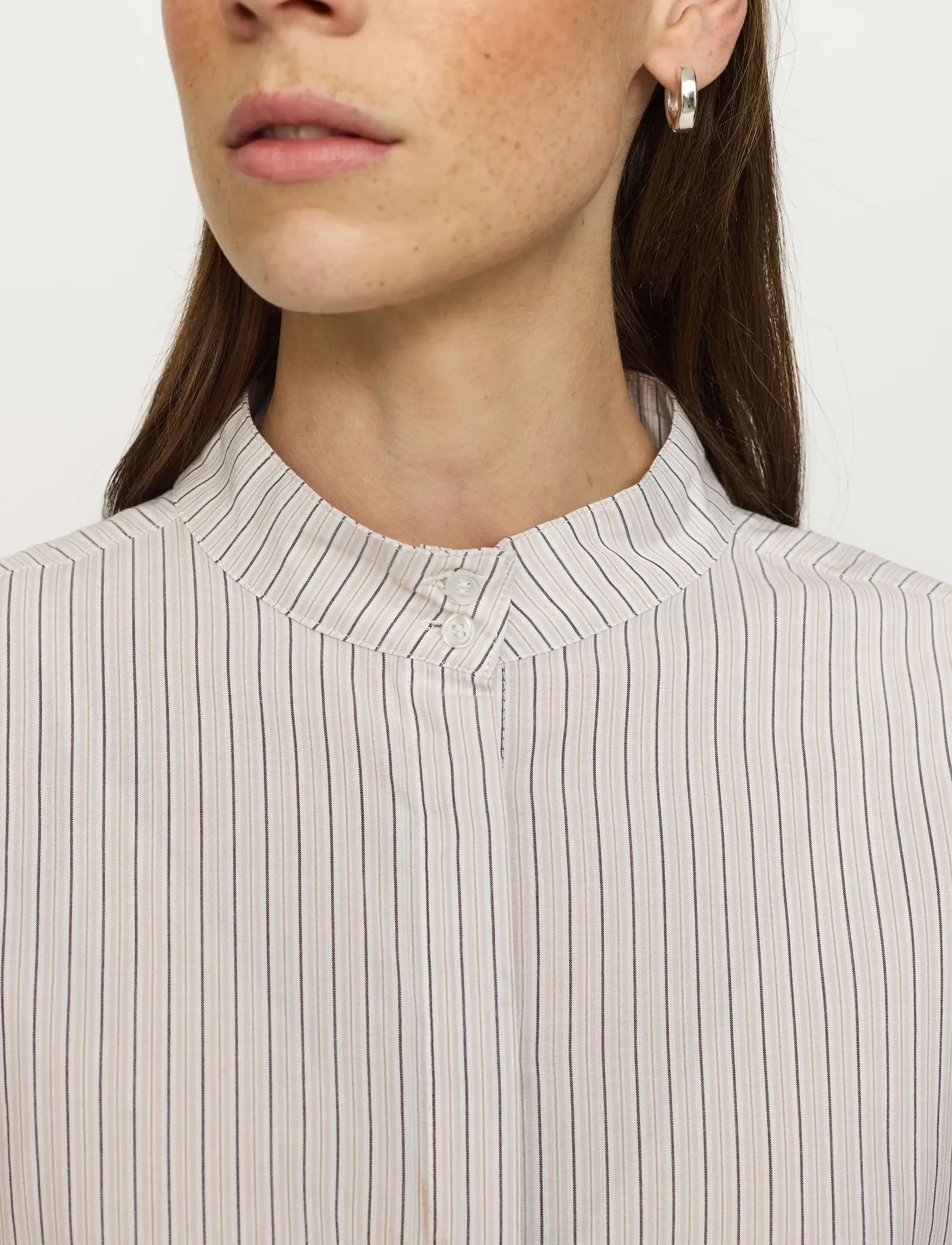 Soft Rebels Srveronica Volume Striped Shirt skjortor dam – bild 3
