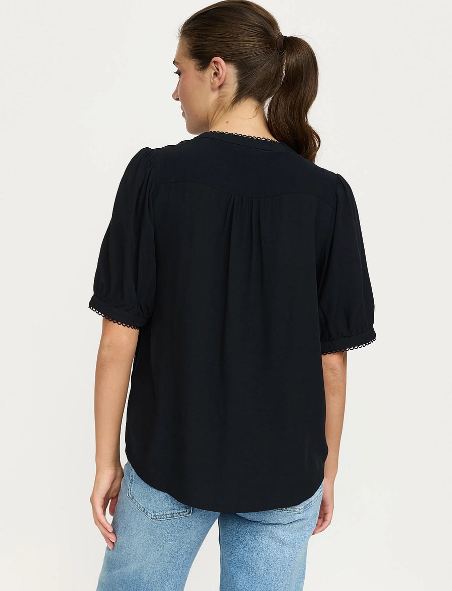 Soft Rebels - SRLima Shirt - kurzärmelige blusen - 001 black - 3