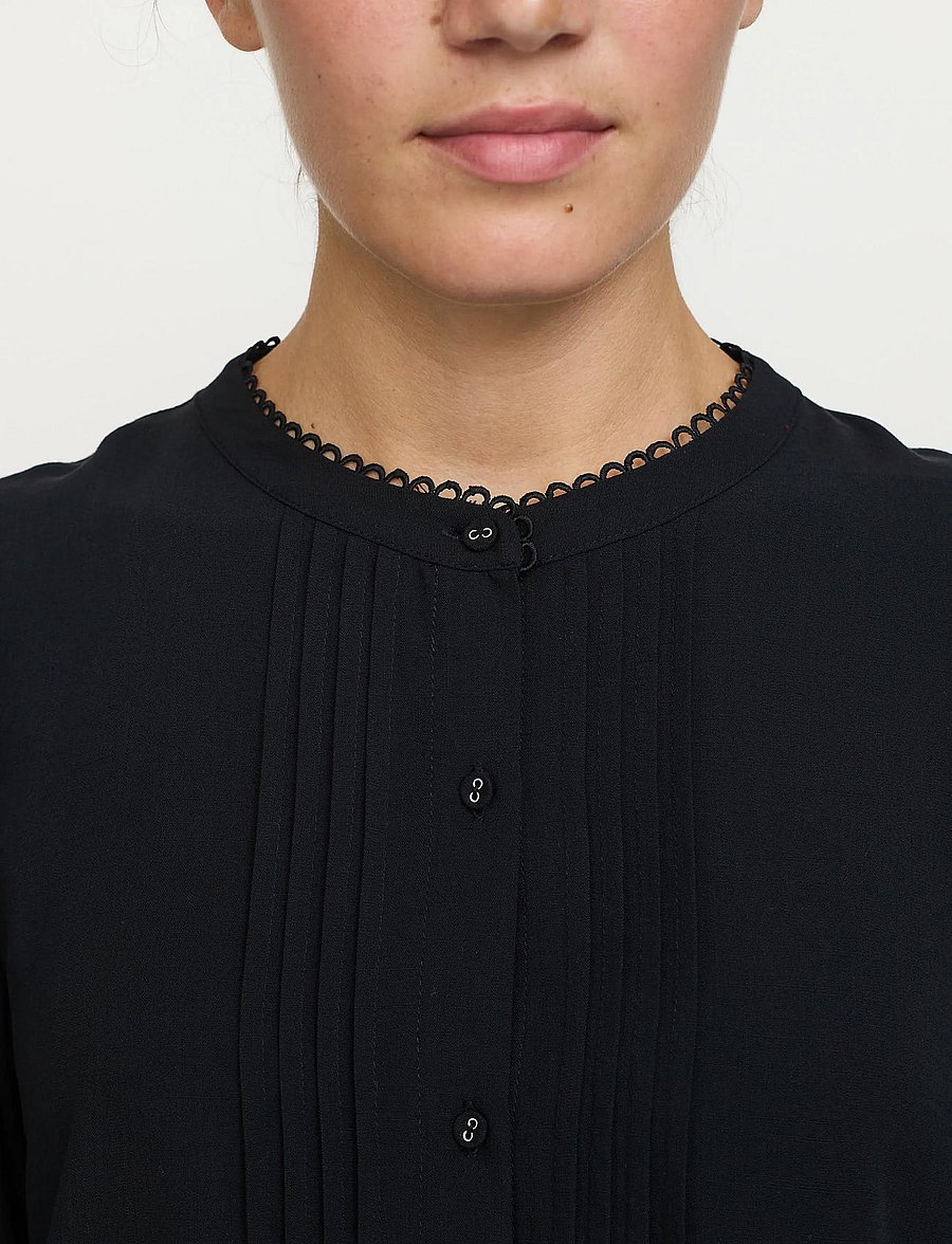Soft Rebels - SRLima Shirt - kurzärmelige blusen - 001 black - 4