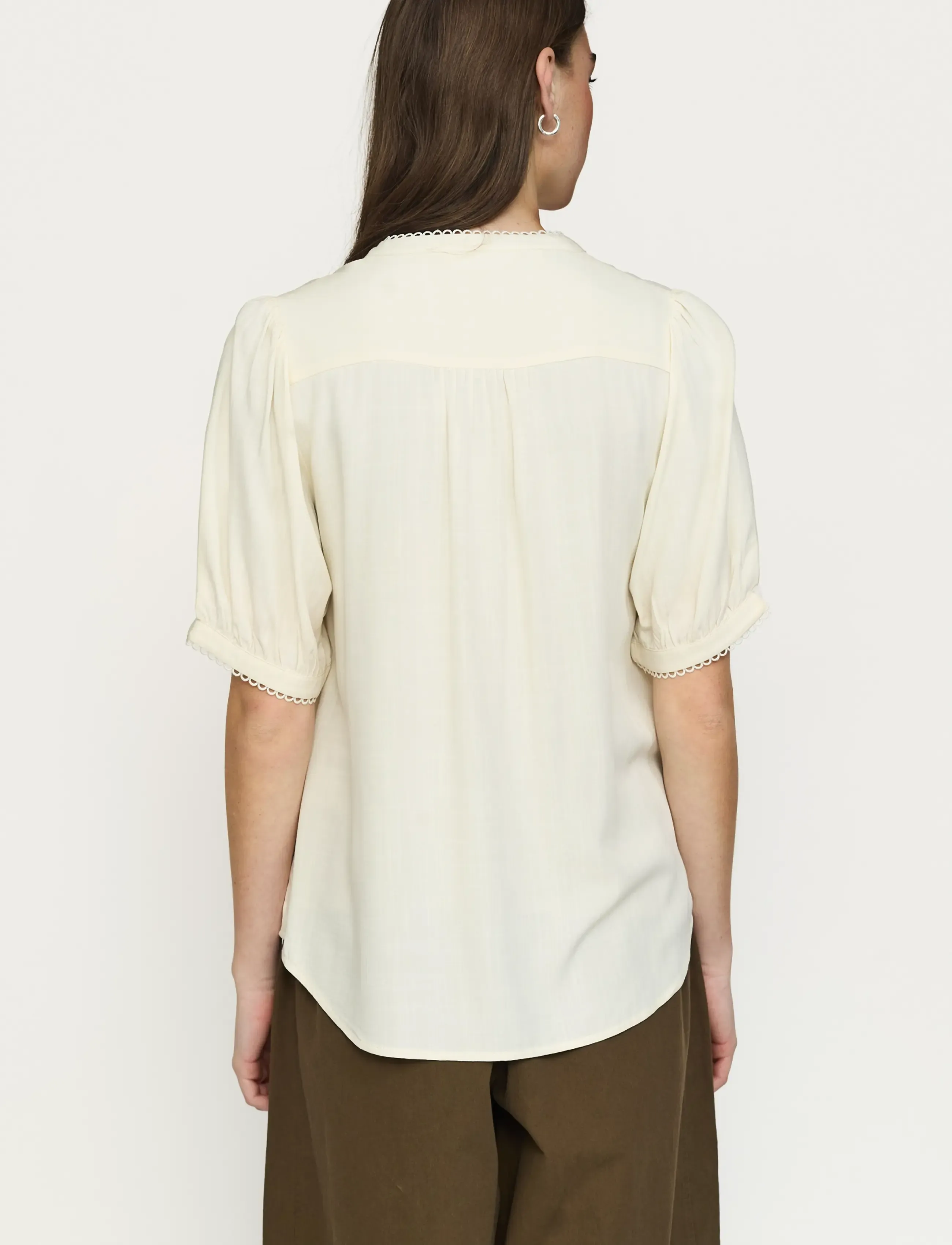 Soft Rebels - SRLima Shirt - kortärmade blusar - 272 arctic wolf - 3
