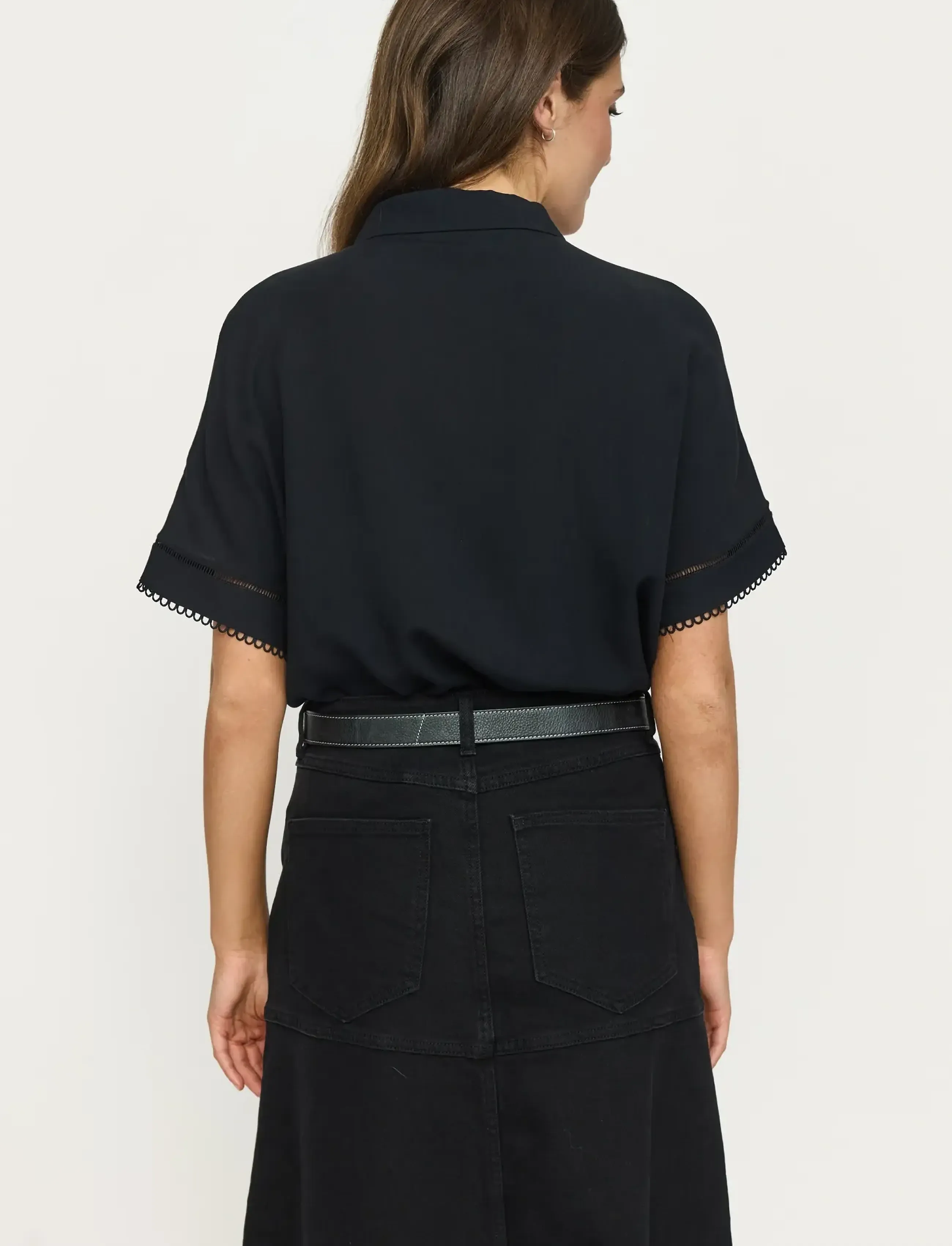 Soft Rebels - SRLima Freedom SS Shirt - kortärmade skjortor - black - 3