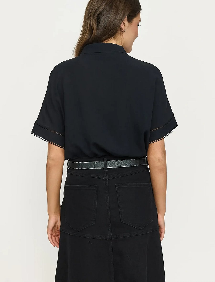 Soft Rebels - SRLima Freedom SS Shirt - kortärmade skjortor - black - 3