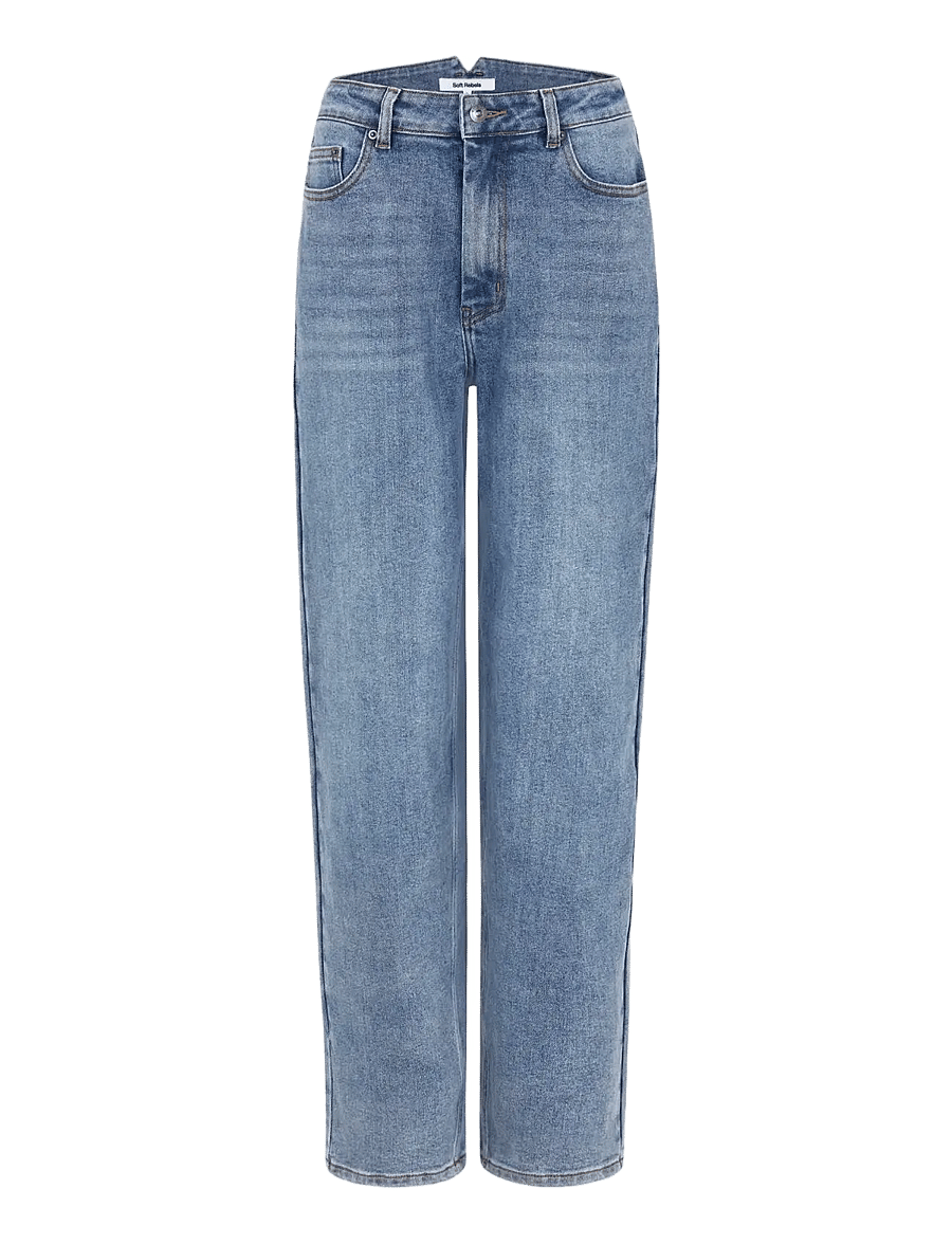 Soft Rebels - SRCaja Jeans - barrel jeans - light denim blue - 1