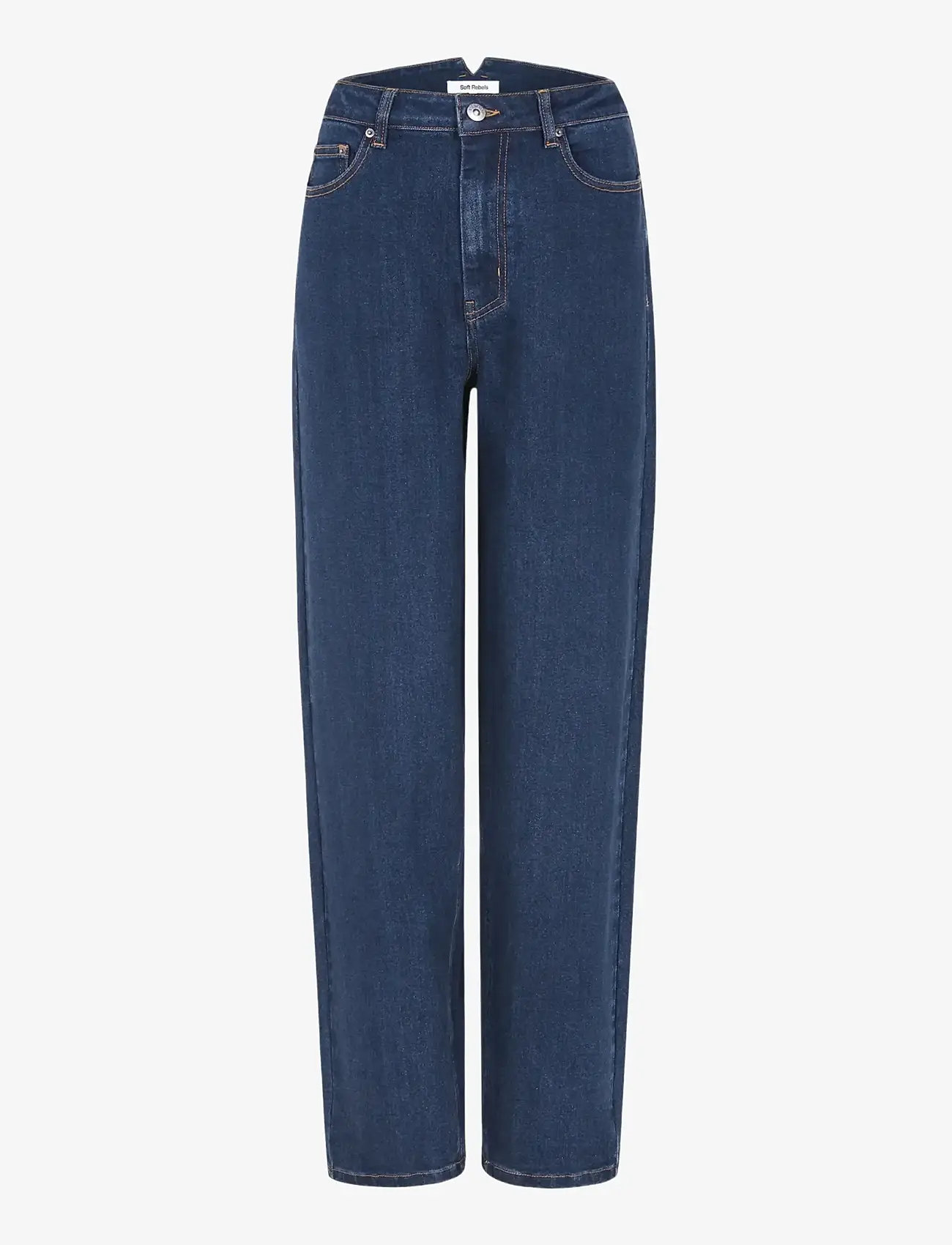 Soft Rebels - SRCaja Jeans - barrel jeans - dark denim blue - 1