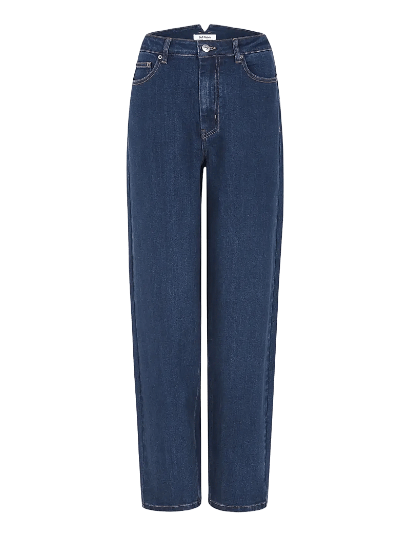 Soft Rebels - SRCaja Jeans - barrel jeans - dark denim blue - 1