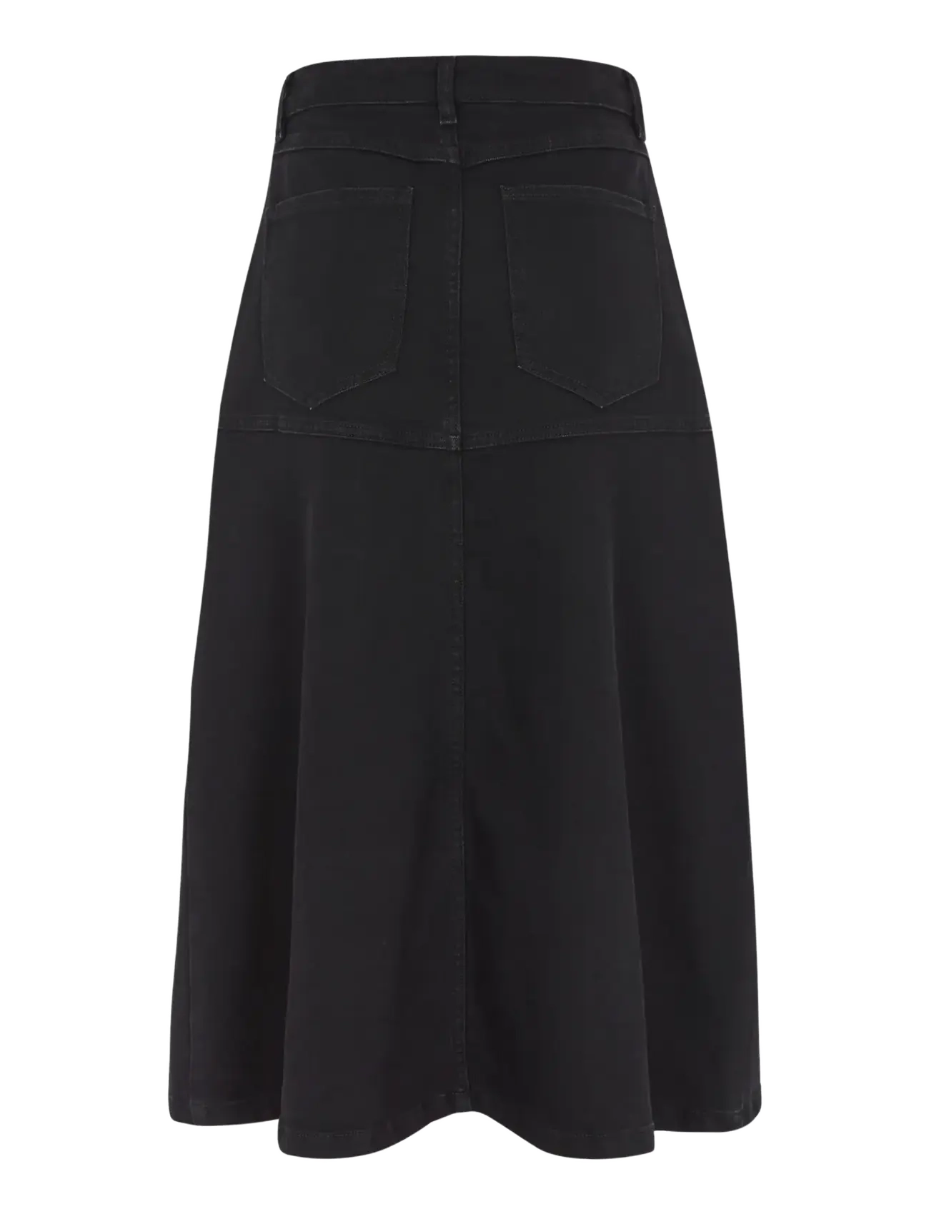 Soft Rebels - SRWilla Midi Skirt Denim - gallapils - black - 2