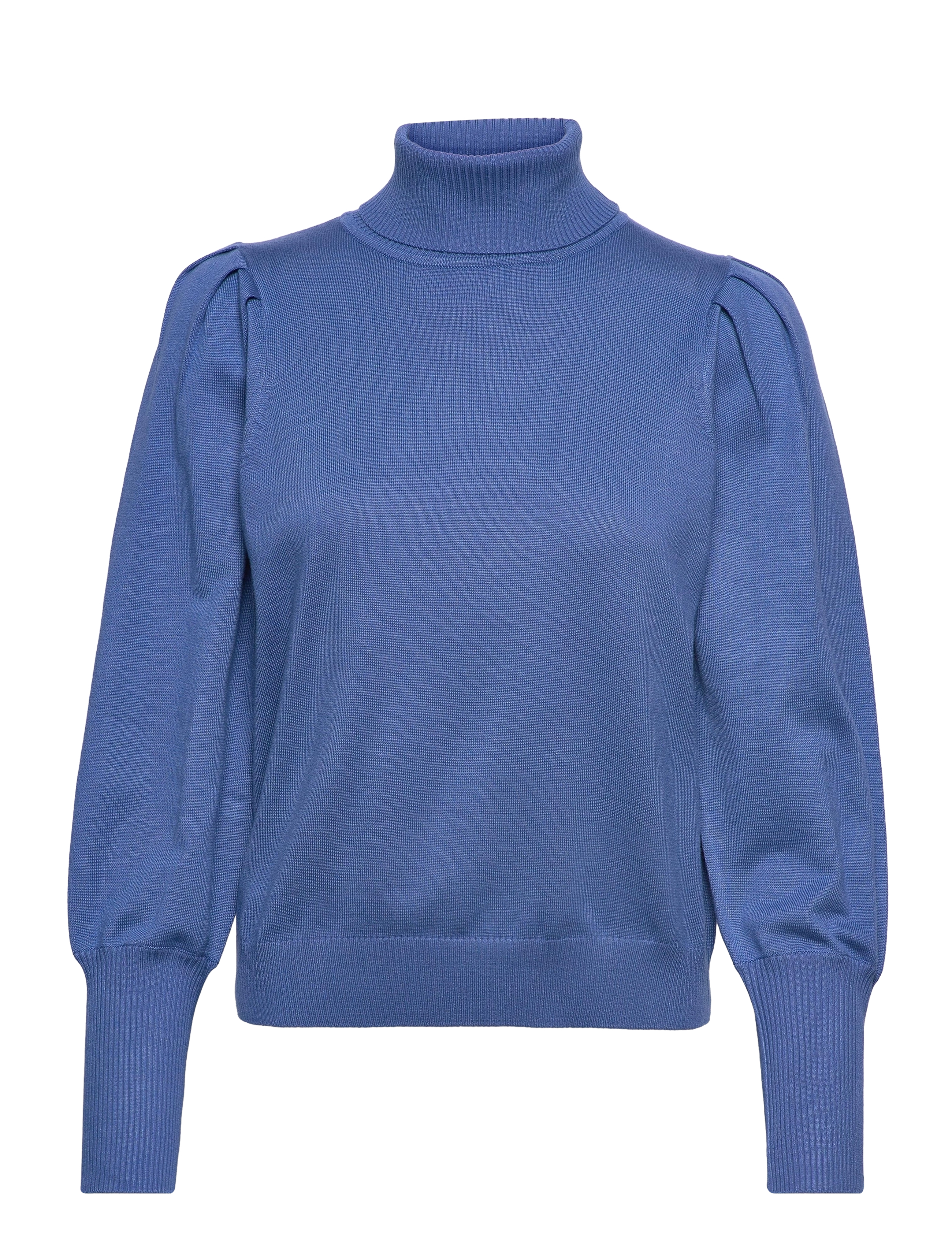 Soft Rebels - Leana Roll Neck Knit - palace blue - 0