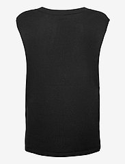 Soft Rebels - SRMarla V-neck Loose Fit Knit Vest - stickade västar - black - 1