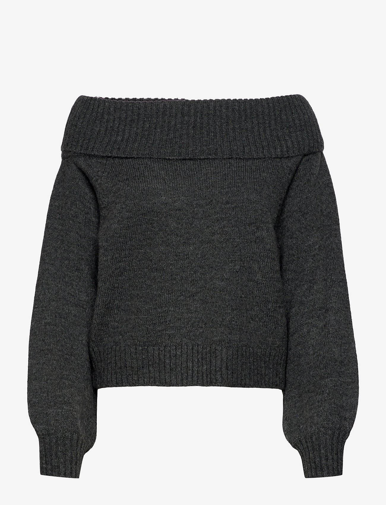 Soft Rebels - SRLouisa Off-Shoulder Knit - magnet - 1