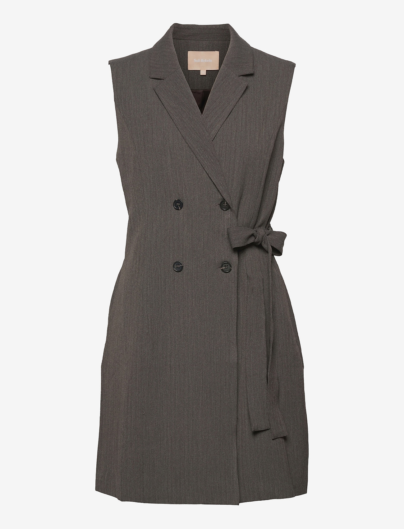 Soft Rebels - SRAda Vest Dress - magnet - 0