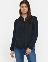 Soft Rebels - SRAnna Shirt - long-sleeved blouses - black - 2