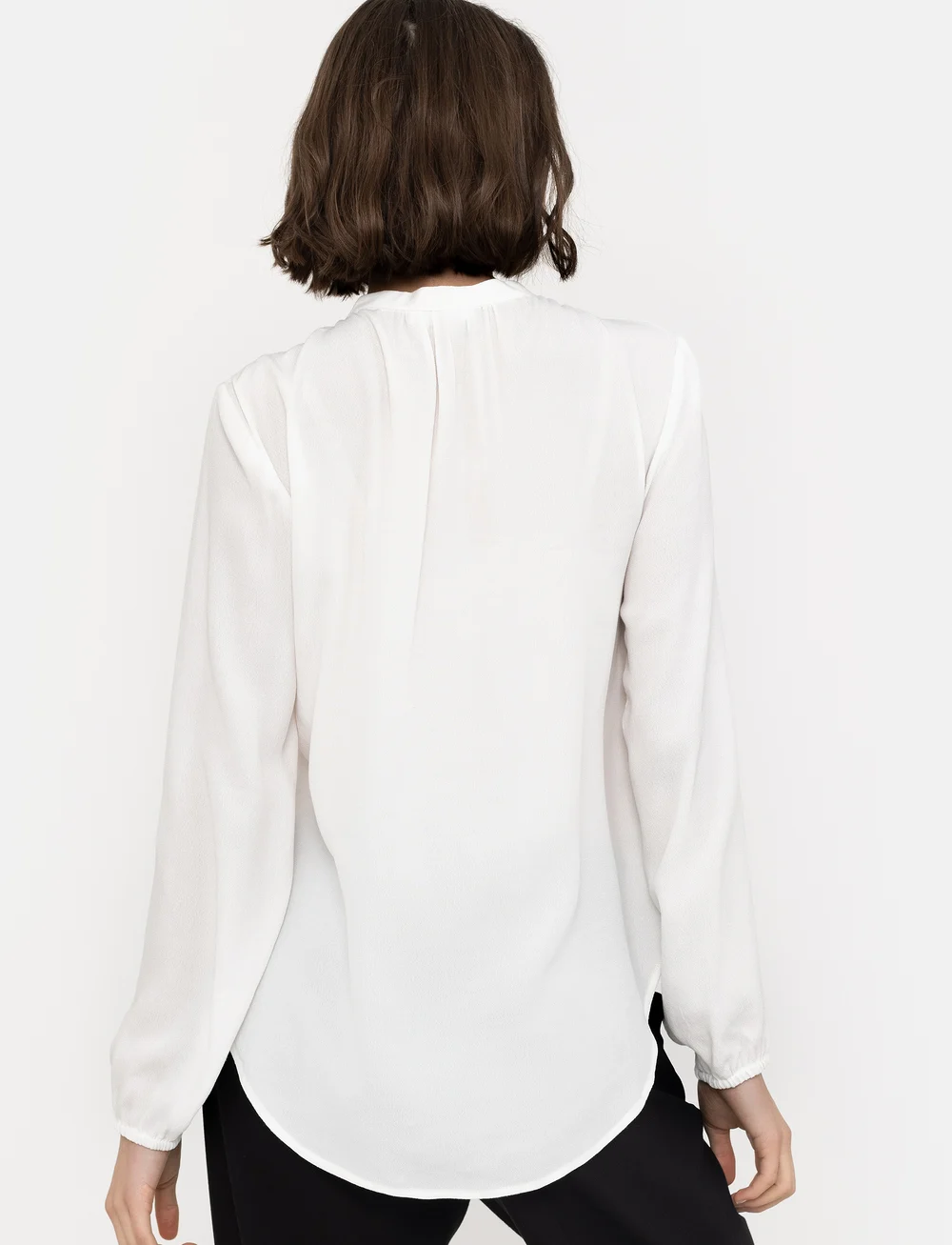 Soft Rebels - SRAnna Shirt - långärmade blusar - snow white / off white - 3