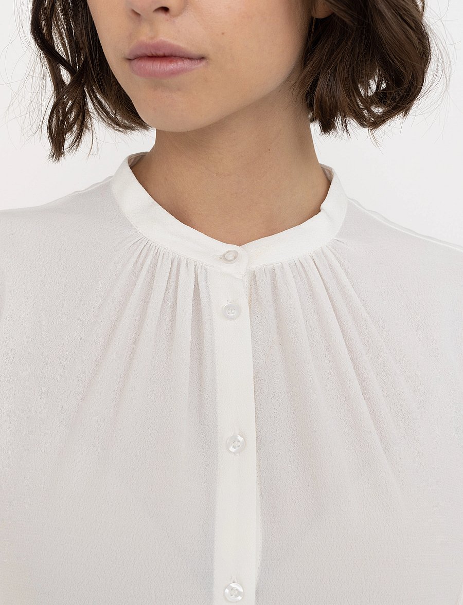 Soft Rebels - SRAnna Shirt - long sleeved blouses - snow white / off white - 4
