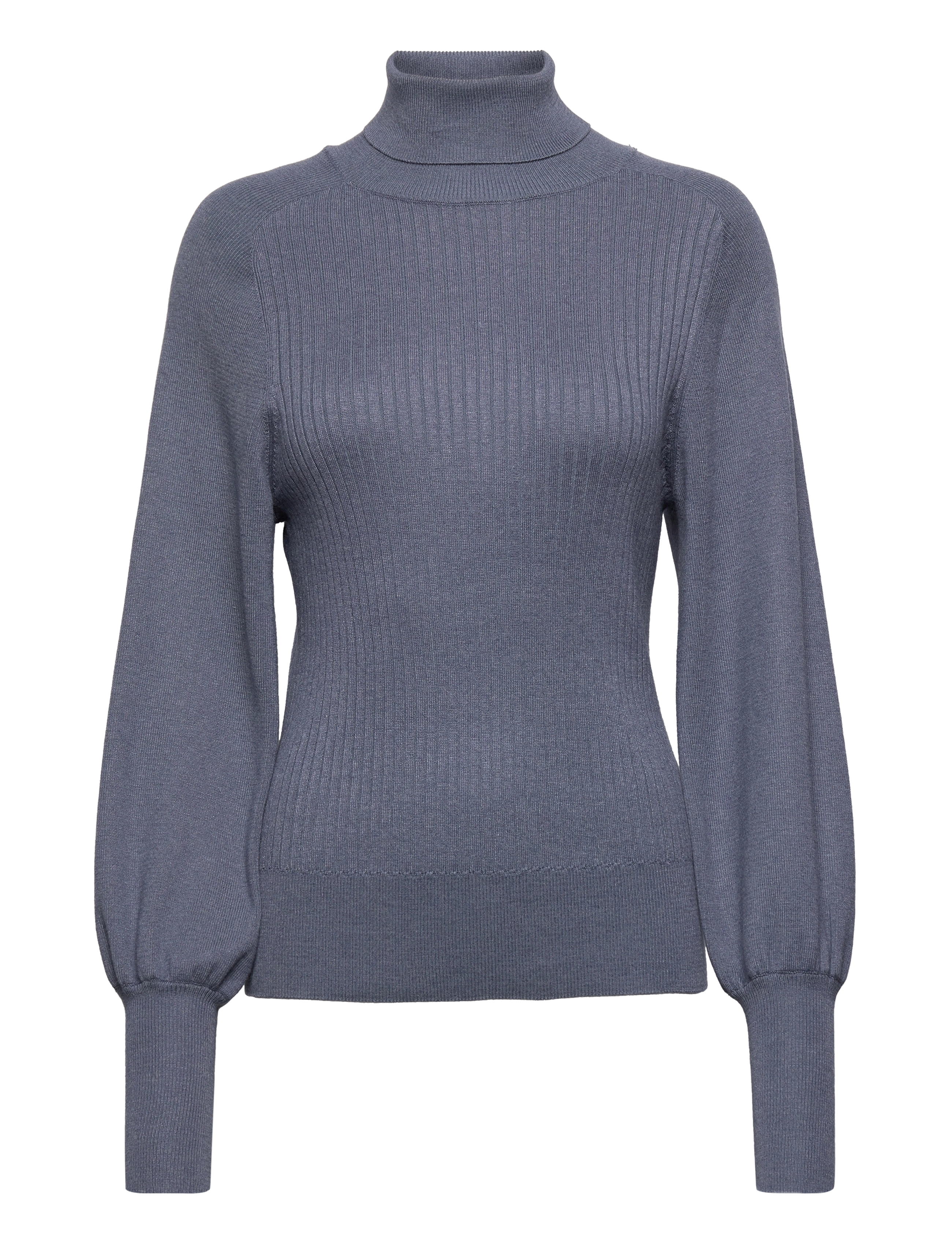 SRSybil Rollneck Knit - ?973 CHINA BLUE MELANGE