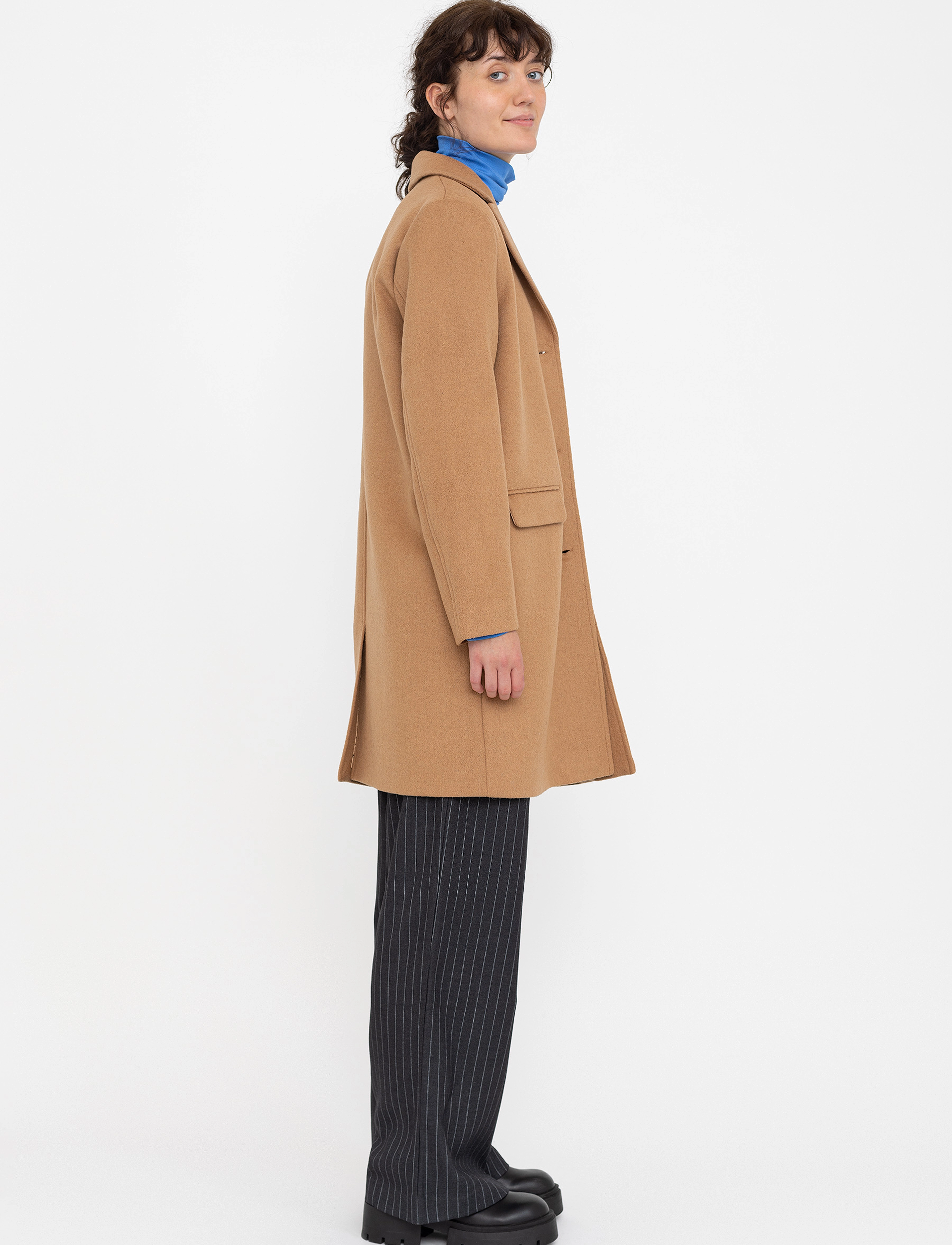 Soft Rebels - SRInes Coat - talvitakit - mocha mousse melange - 4