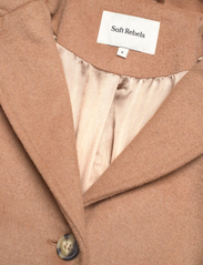 Soft Rebels - SRInes Coat - winter coats - mocha mousse melange - 6