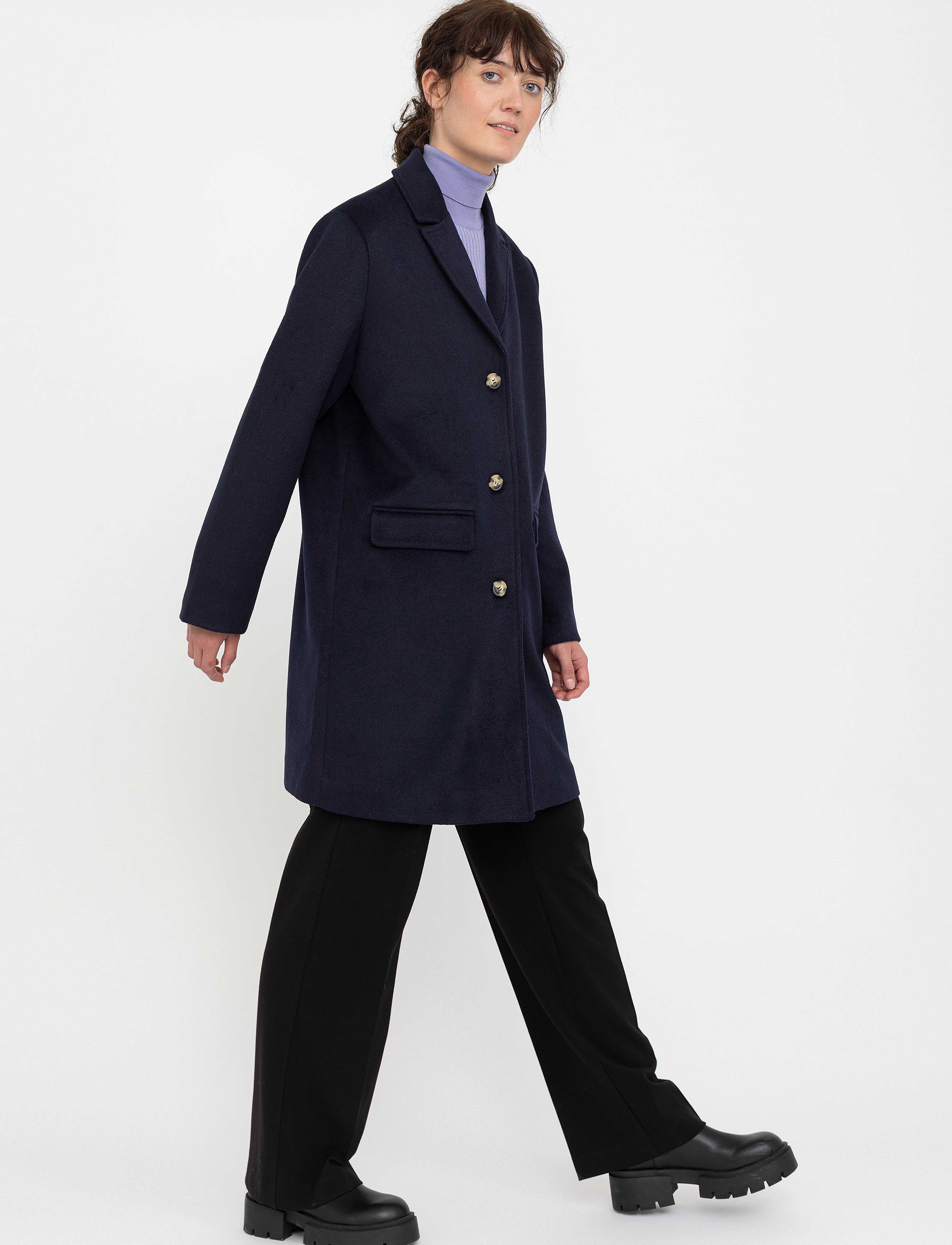 Soft Rebels - SRInes Coat - ytterkläder - total eclipse - 4