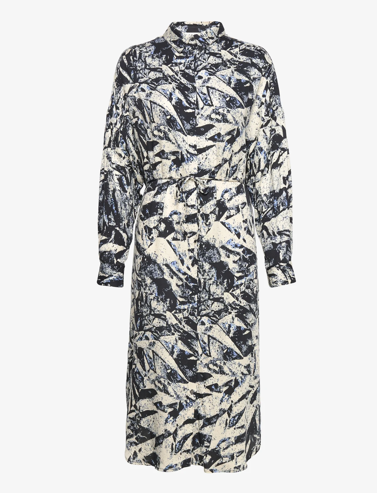 Soft Rebels - SRMila Midi Shirt Dress - midi jurken - landscape print sandshell - 0