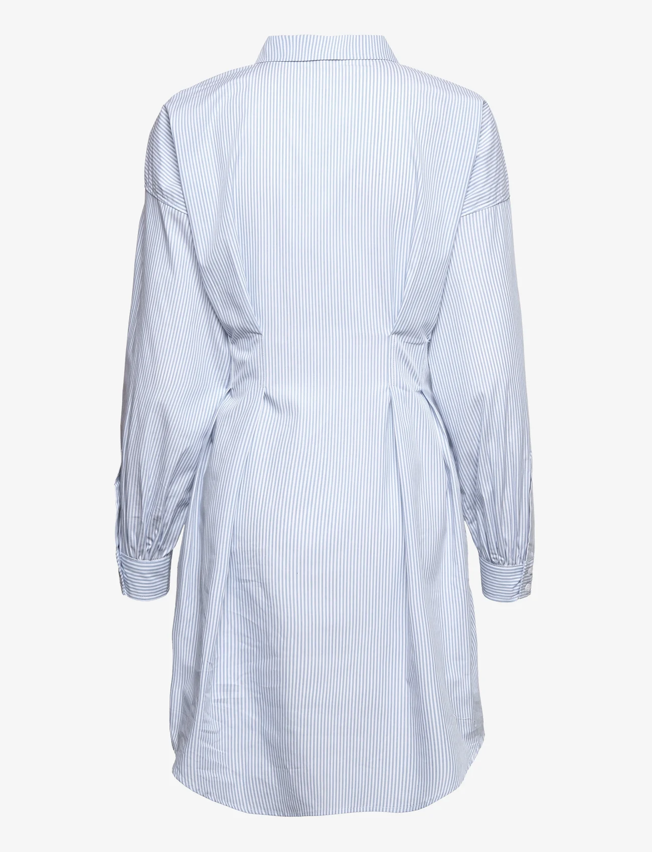 Soft Rebels - SREilja Dress Y/D - skjortklänningar - ashley blue stripe - 1