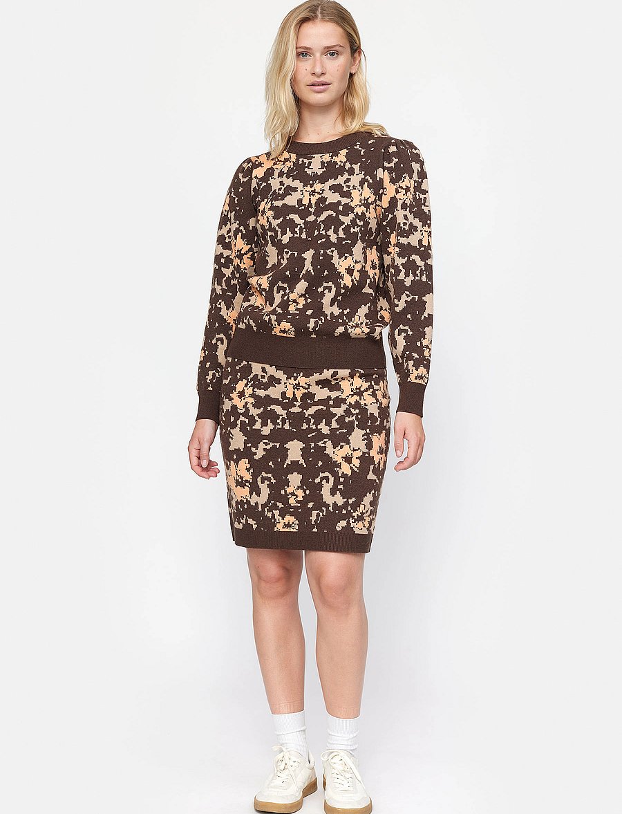 Soft Rebels - SRAmira Skirt Knit - minihameet - rain drum - 0