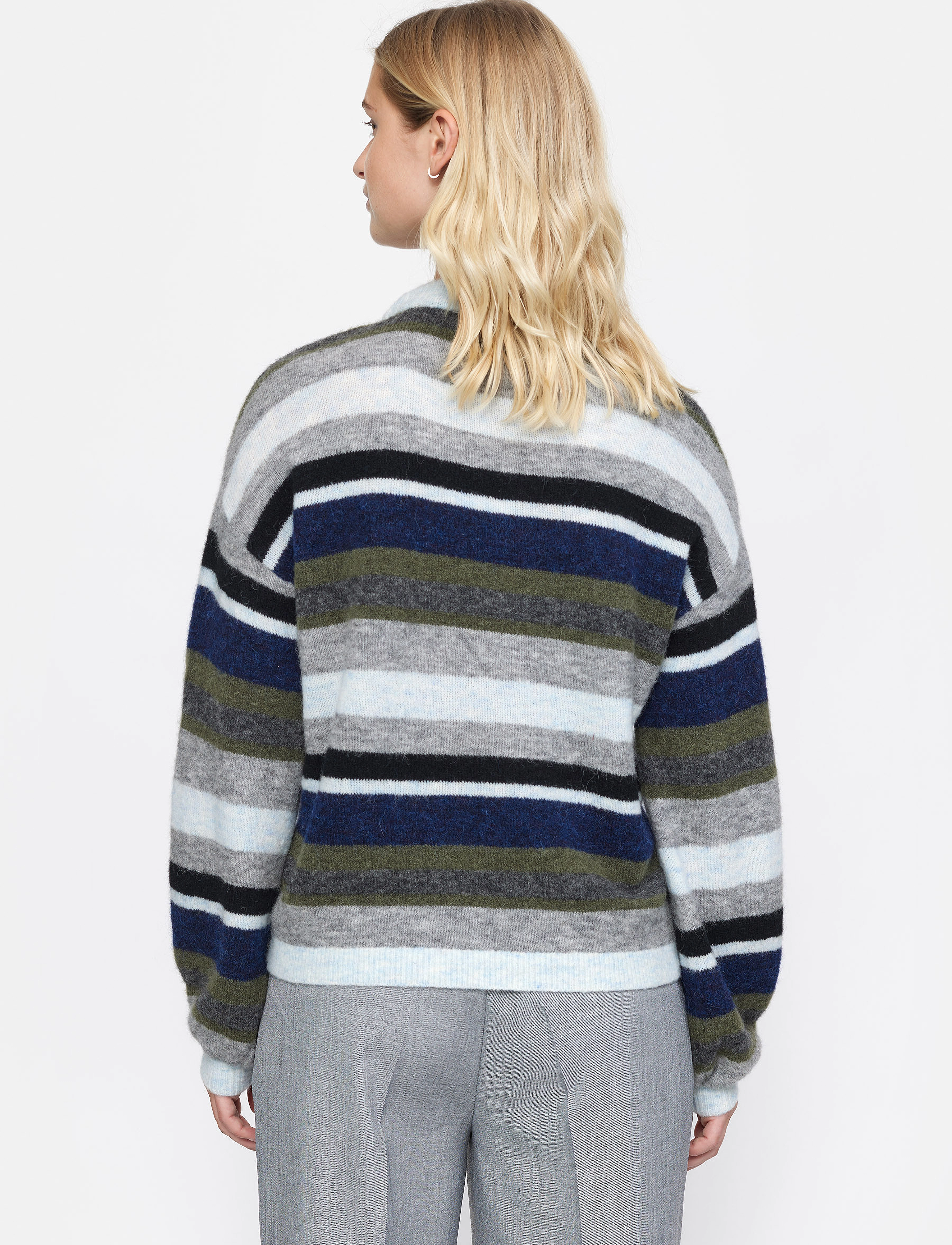Soft Rebels - SRAllison multi Blouse knit - pullover - multi delft - 4