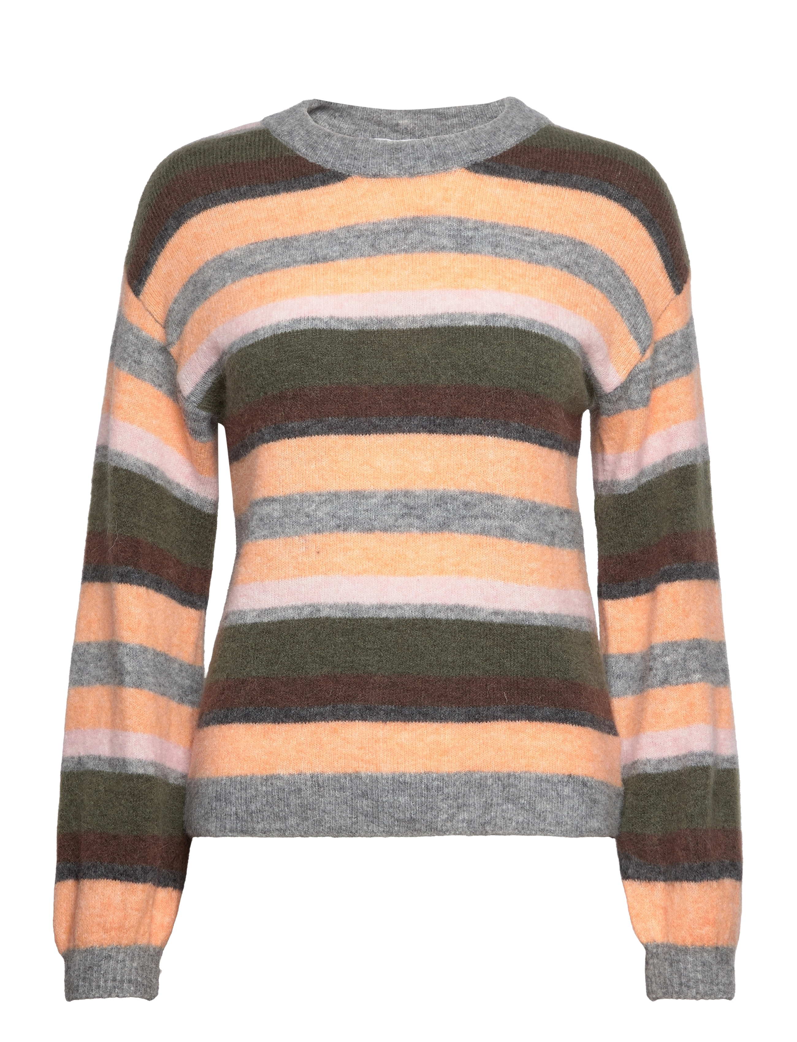 SOFT REBELS Srallison Multi Bluse Knit Patterned - S - Damen