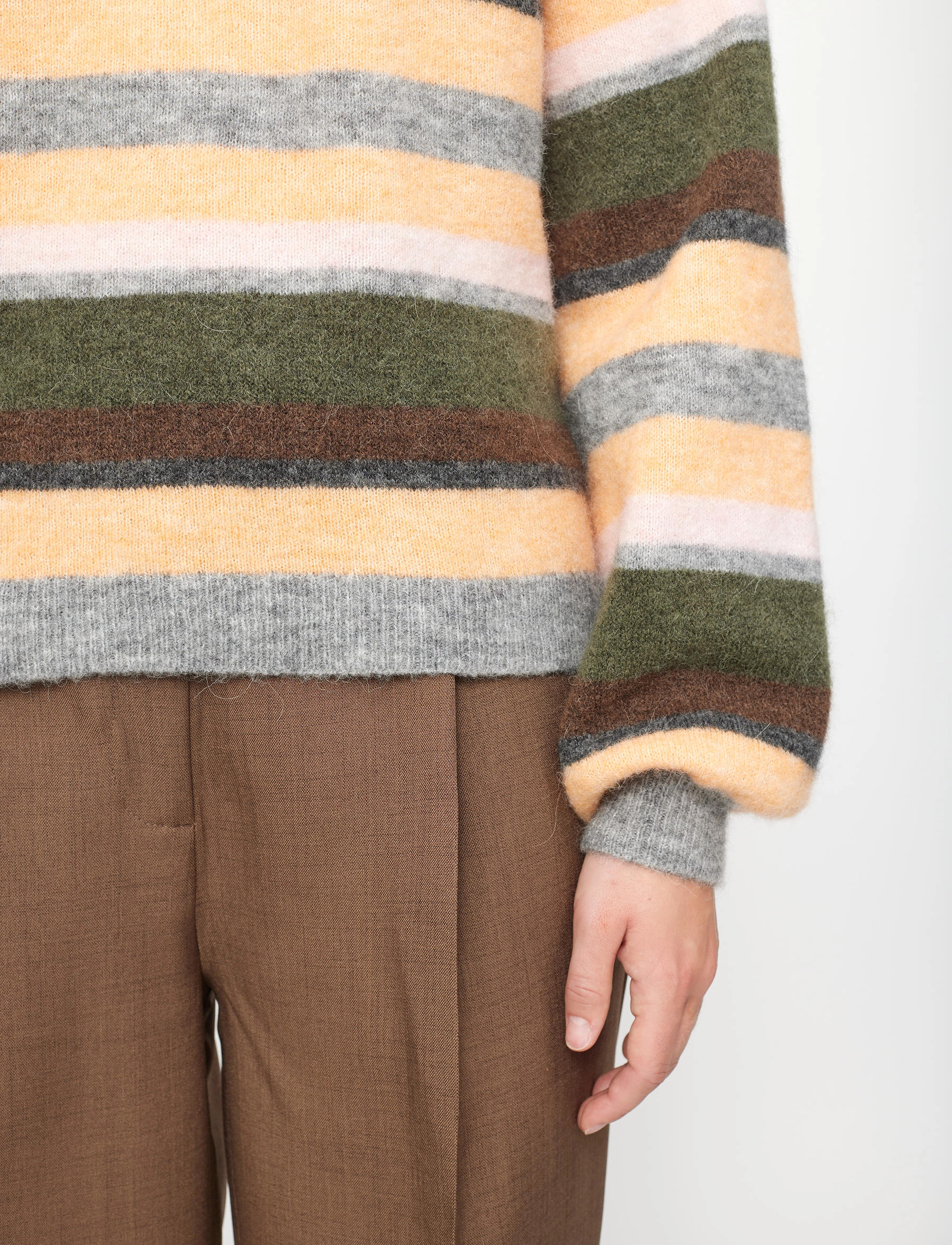 Soft Rebels - SRAllison multi Blouse knit - jumpers - rain drum - 3