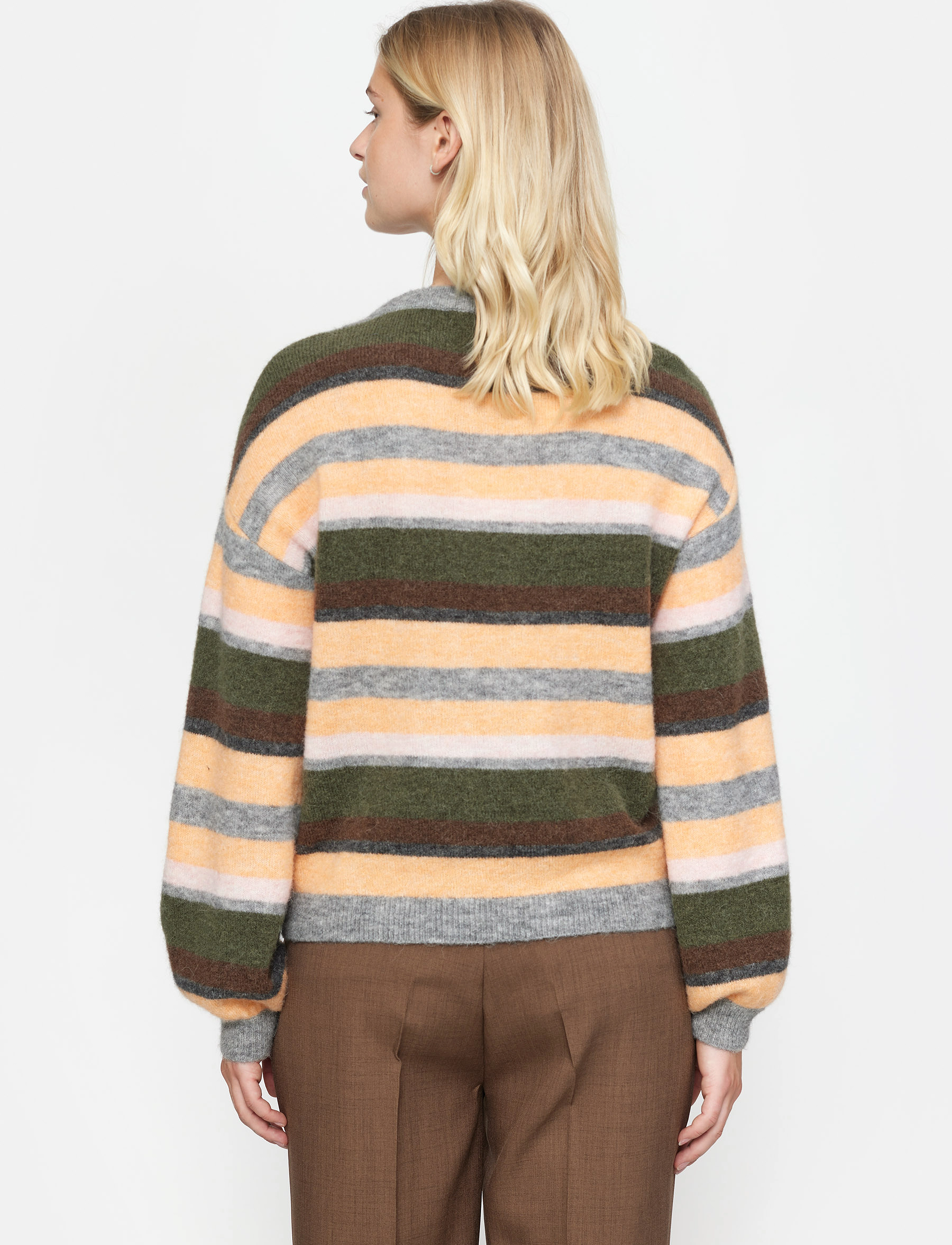 Soft Rebels - SRAllison multi Blouse knit - jumpers - rain drum - 4
